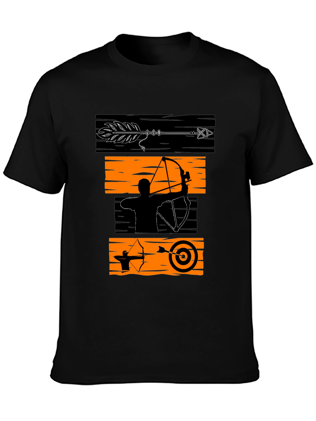 Archery Graphic Tee - Bow and Arrow Design T-Shirt