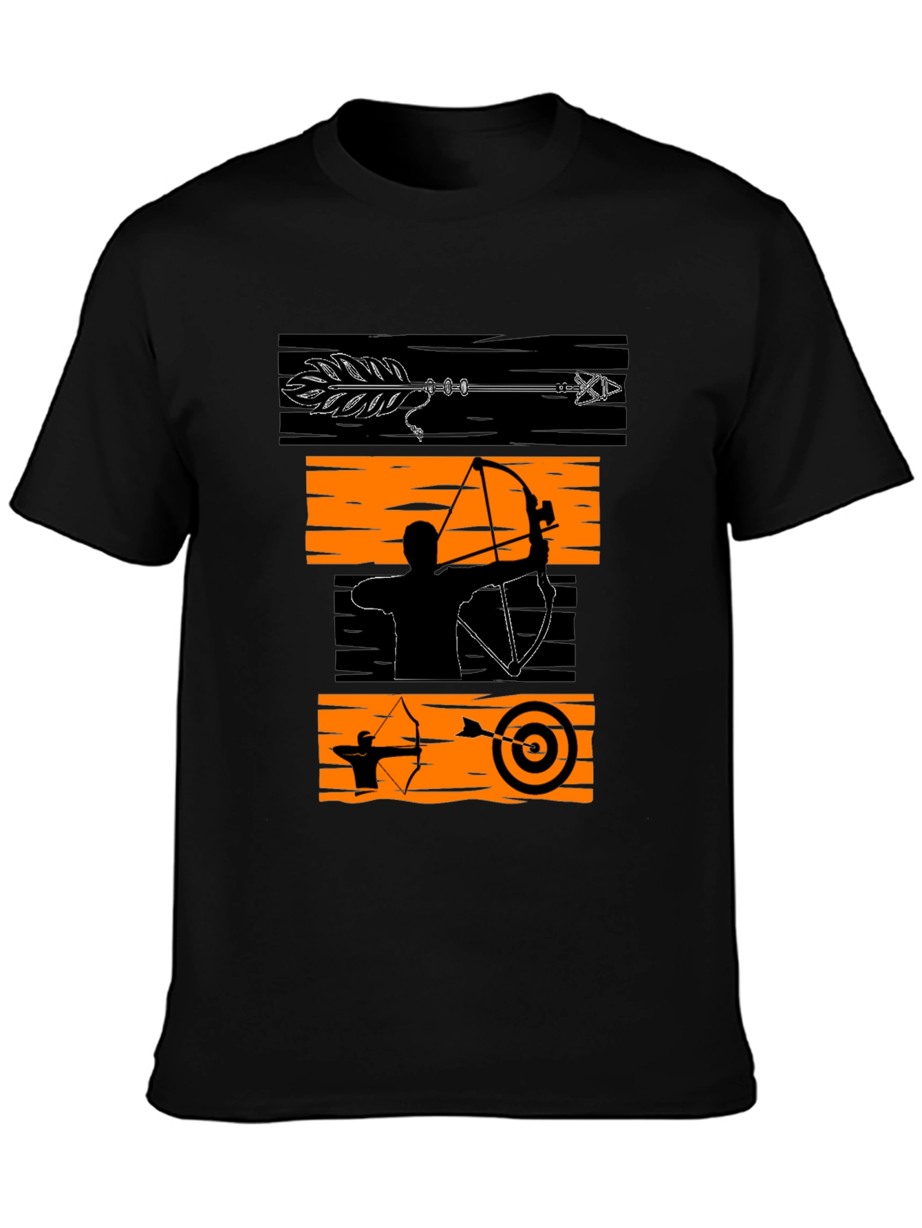Archery Graphic Tee - Bow and Arrow Design T-Shirt