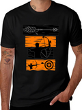 Archery Graphic Tee - Bow and Arrow Design T-Shirt