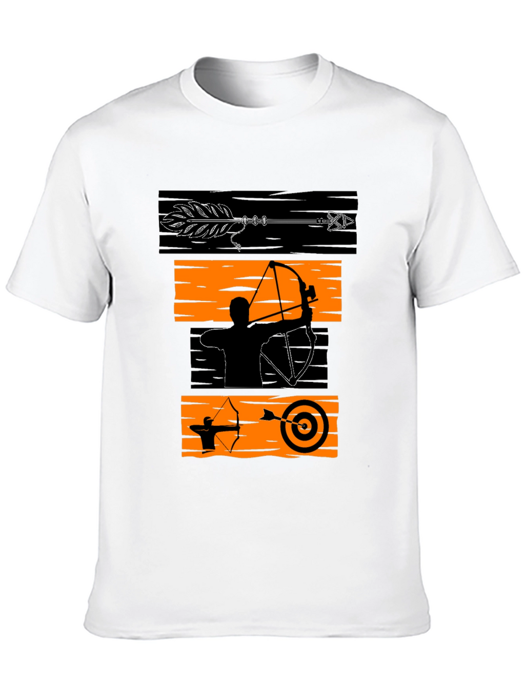 Archery Graphic Tee - Bow and Arrow Design T-Shirt