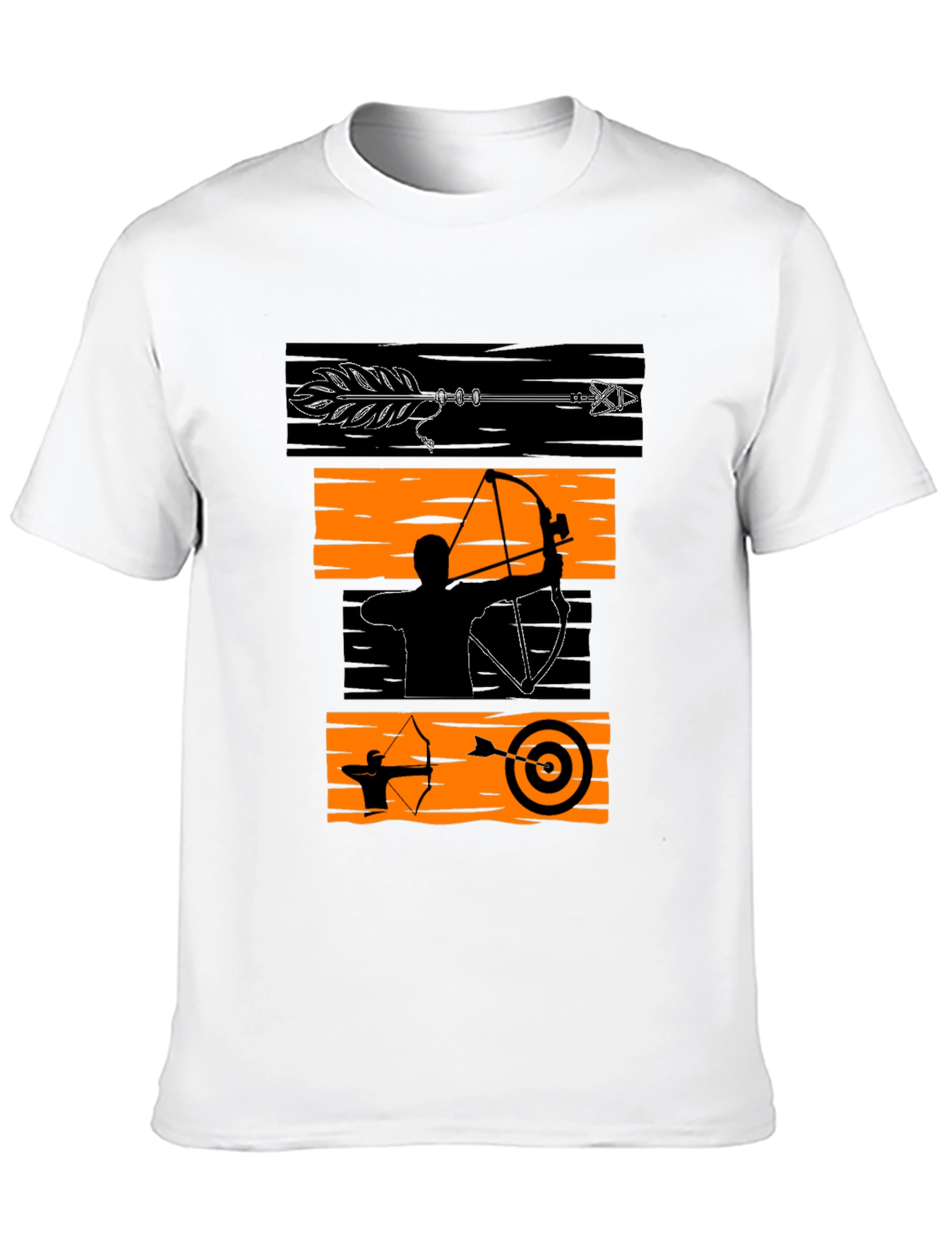 Archery Graphic Tee - Bow and Arrow Design T-Shirt