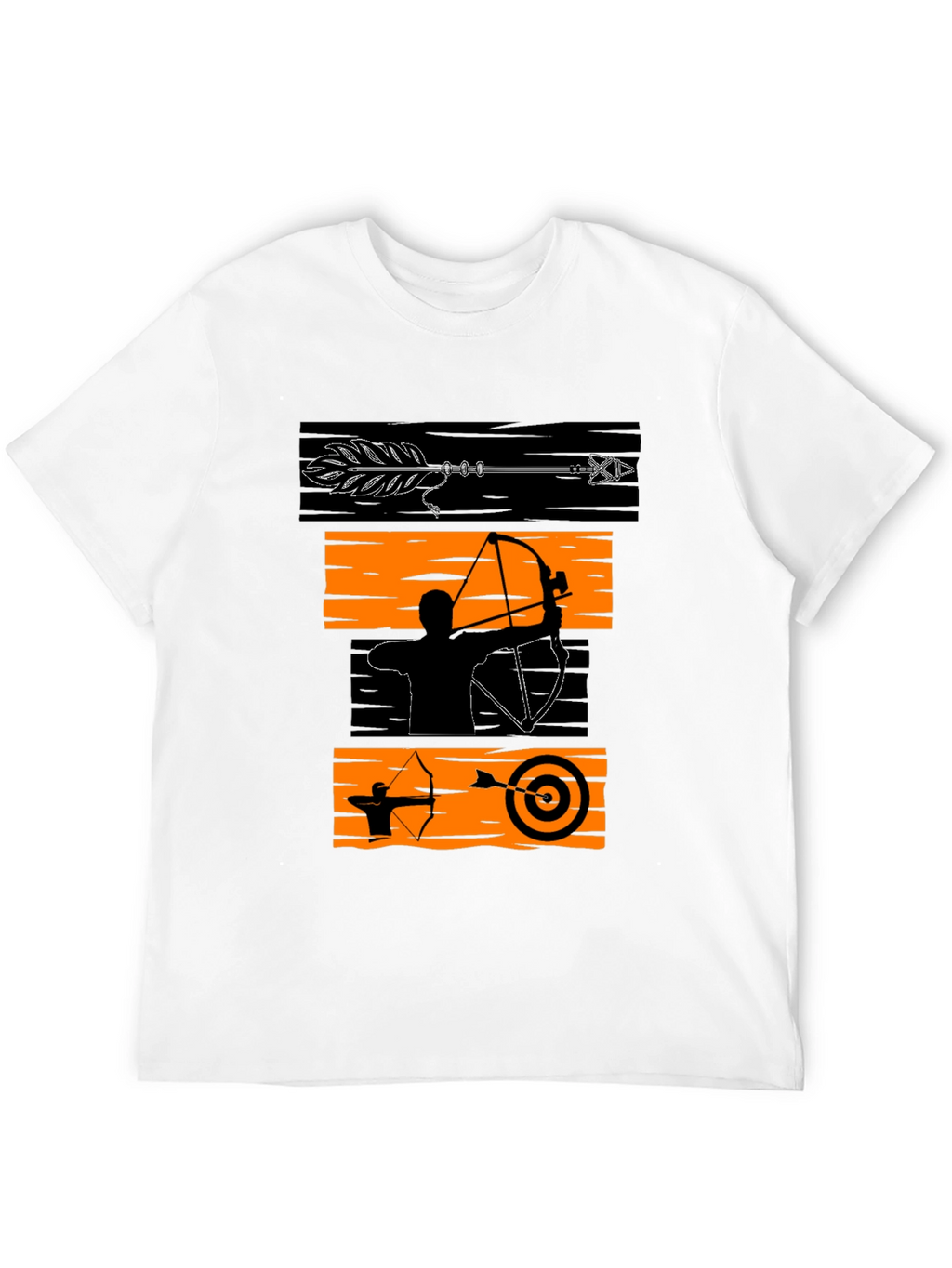 Archery Graphic Tee - Bow and Arrow Design T-Shirt