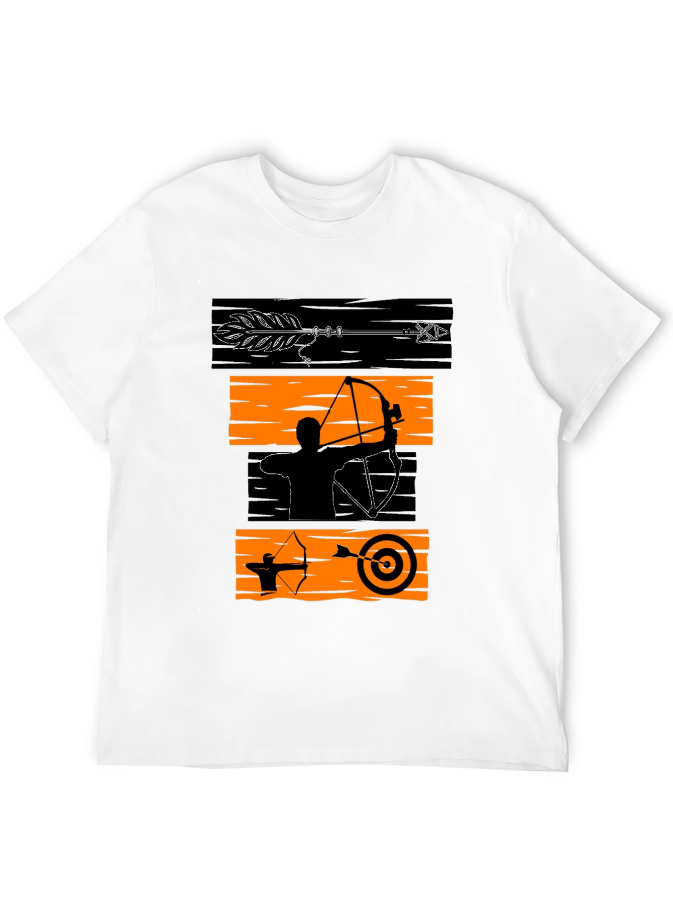 Archery Graphic Tee - Bow and Arrow Design T-Shirt
