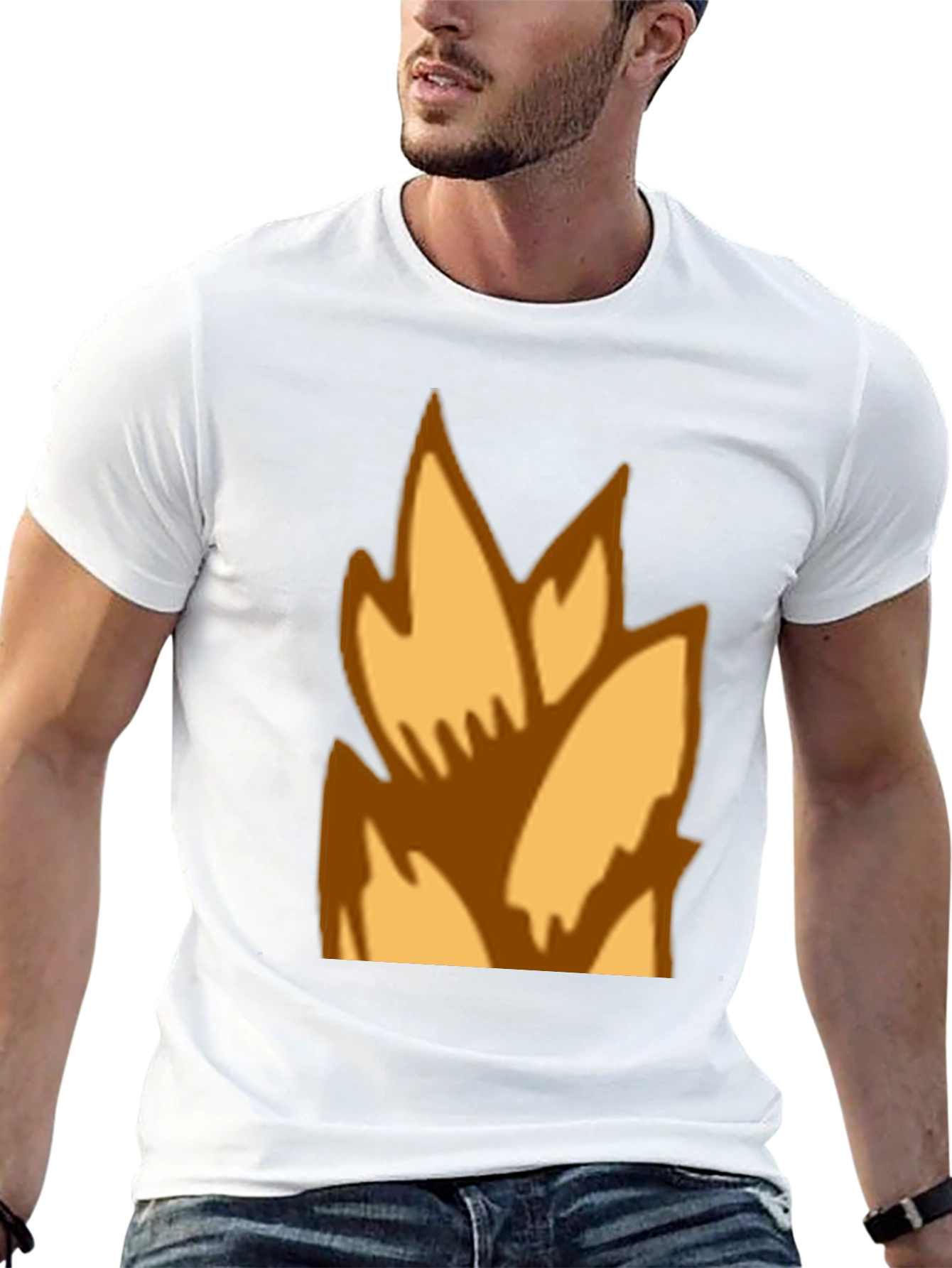 Flame Graphic Black T-Shirt - Casual Style