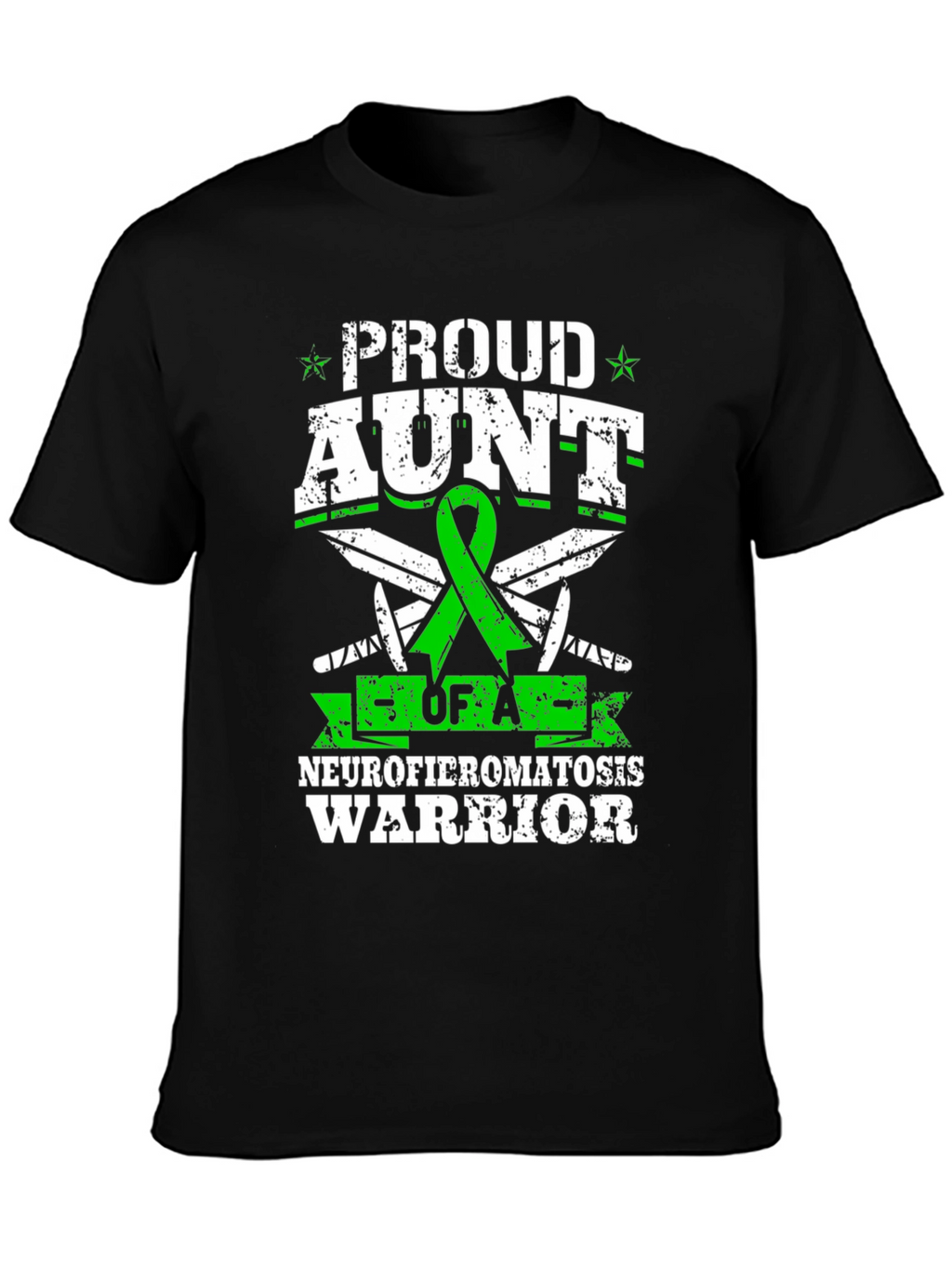 Proud Aunt Neurofibromatosis Warrior T-Shirt