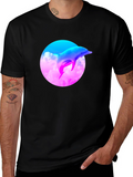 Vaporwave Dolphin T-Shirt