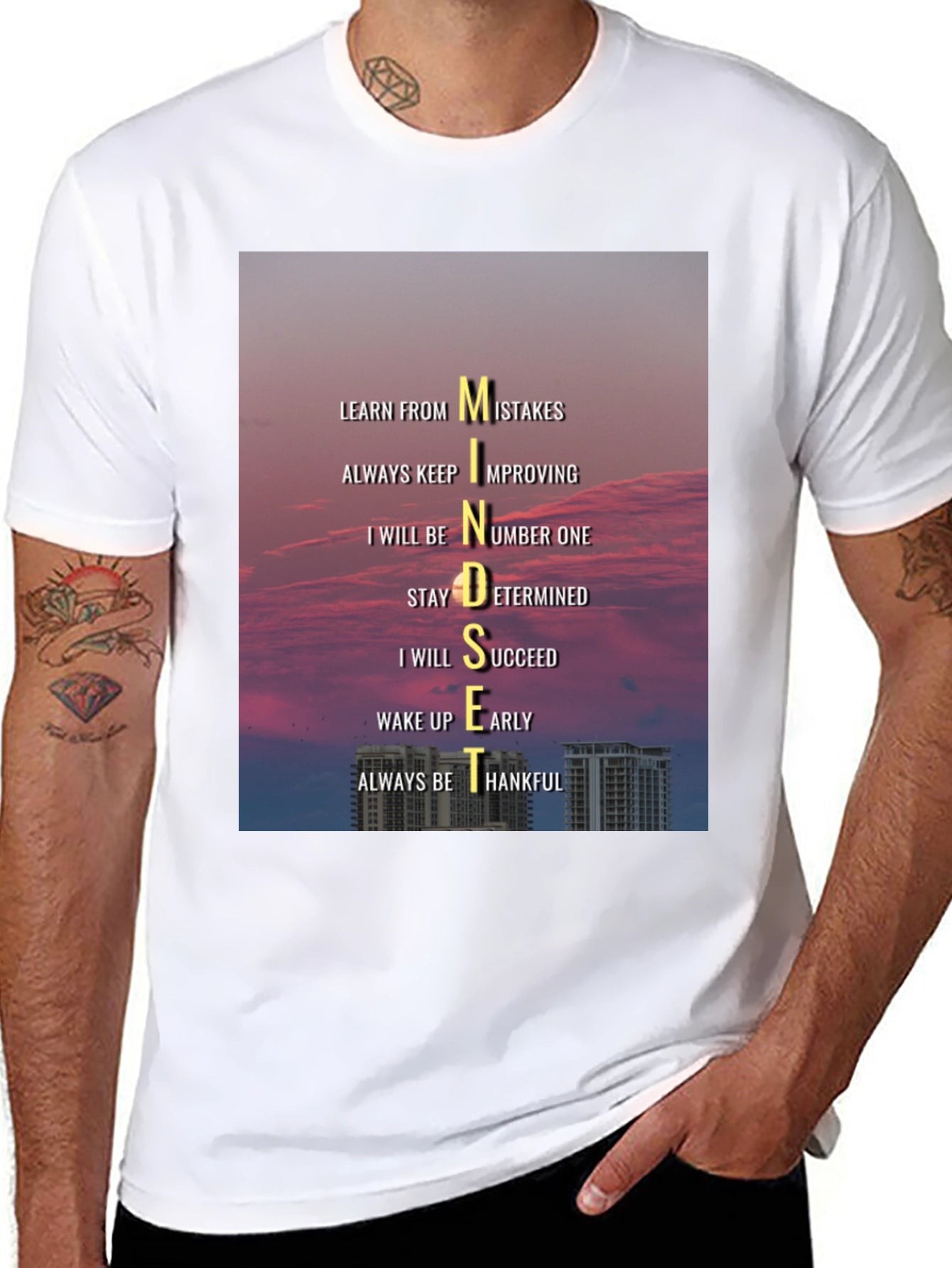 Mindset Motivational T-Shirt: Success Driven Design