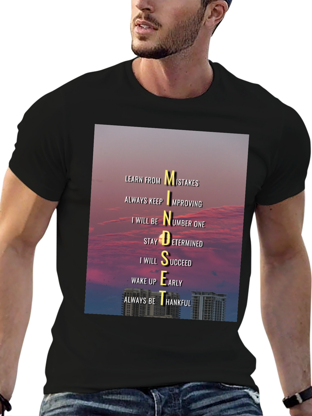 Mindset Motivational T-Shirt: Success Driven Design