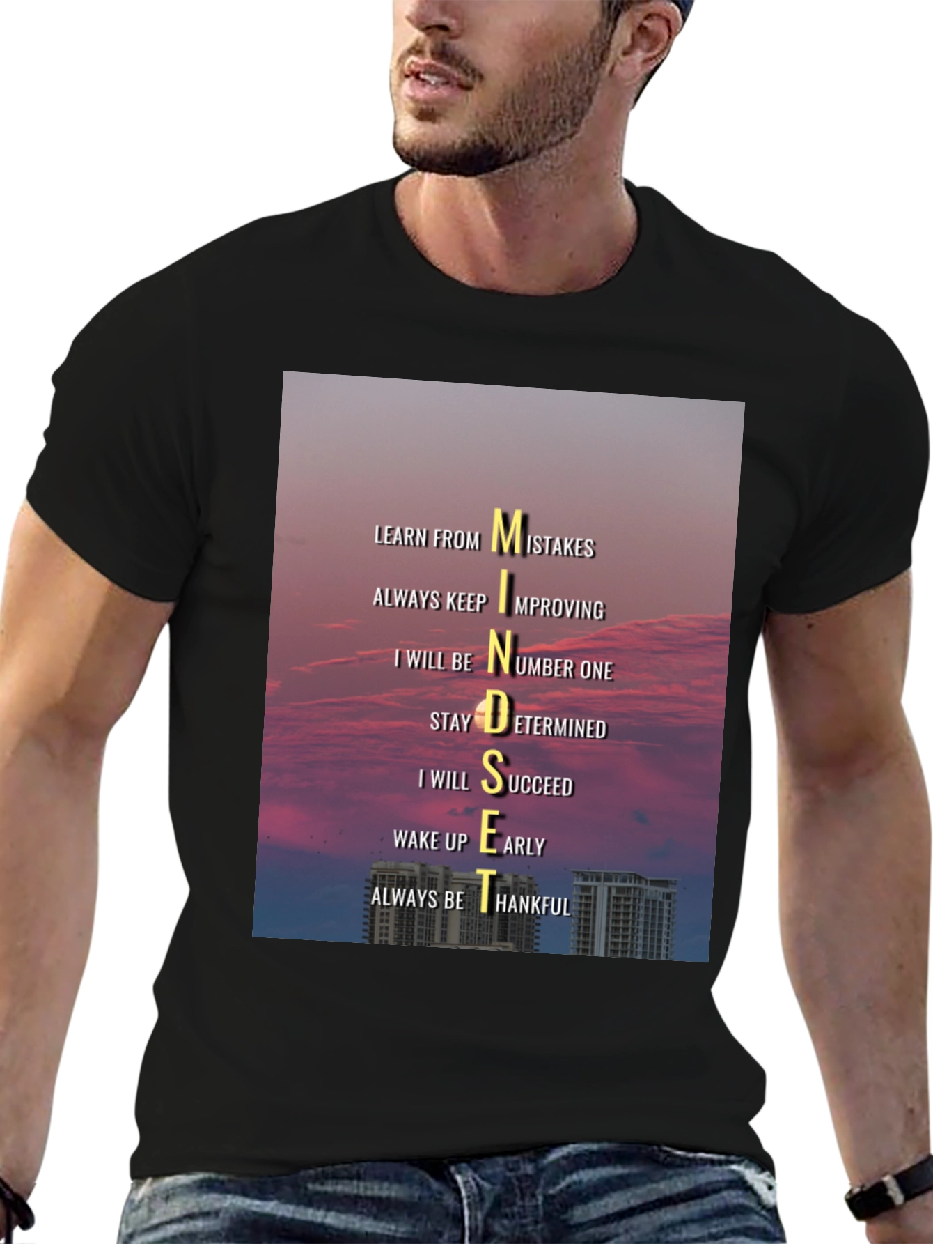 Mindset Motivational T-Shirt: Success Driven Design