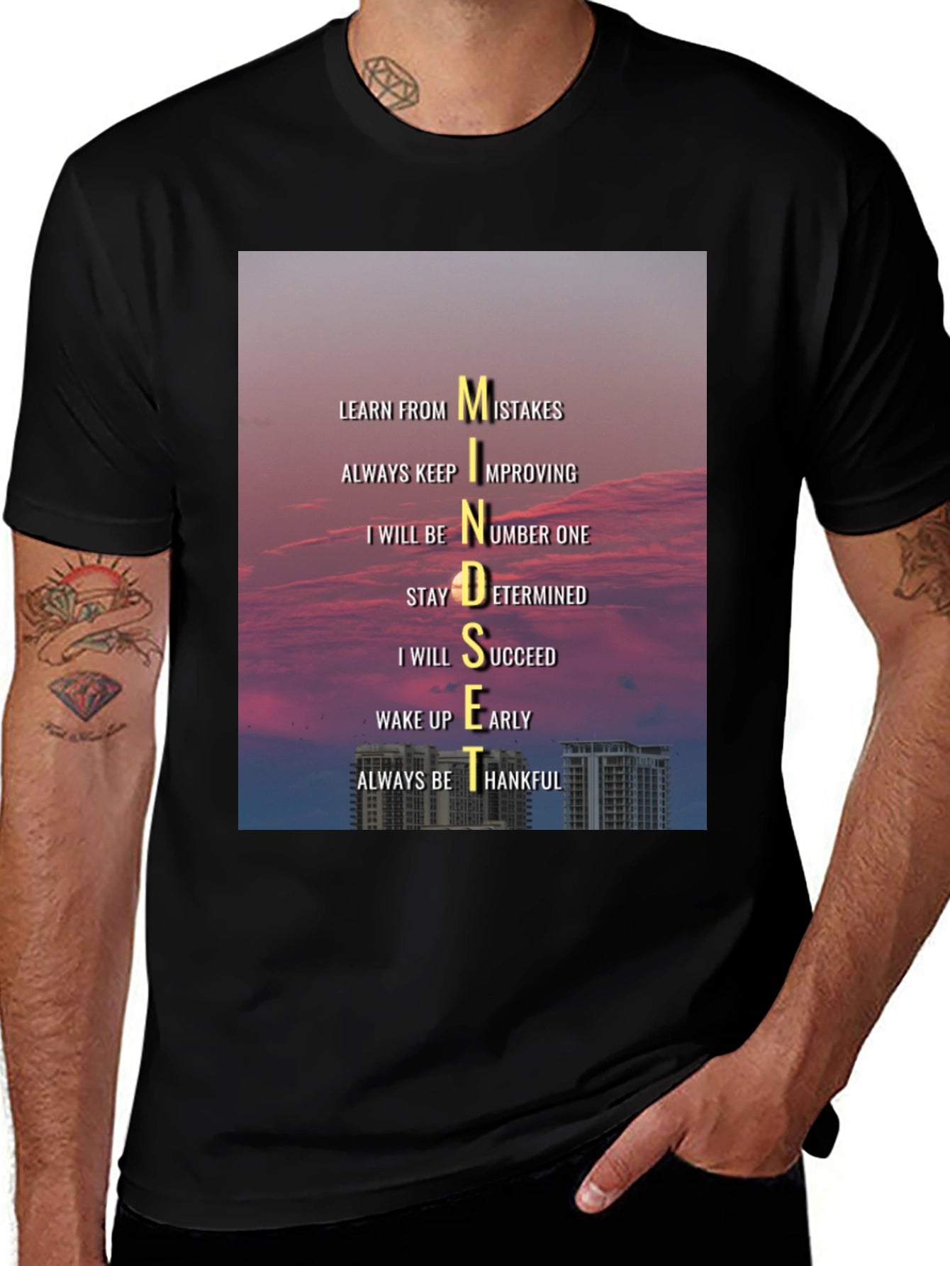 Mindset Motivational T-Shirt: Success Driven Design
