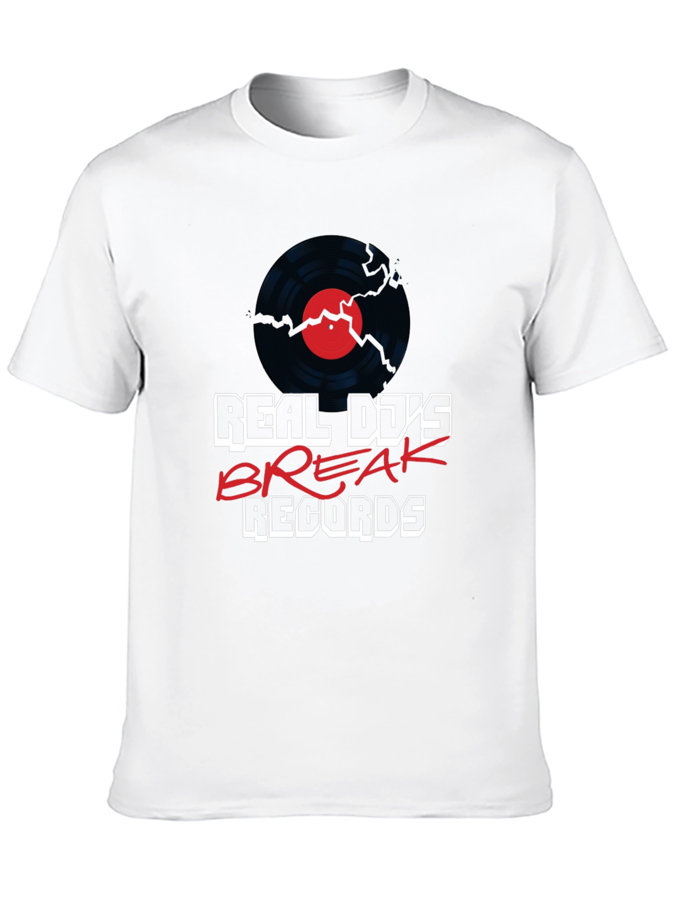 Real DJs Break Records Graphic Tee