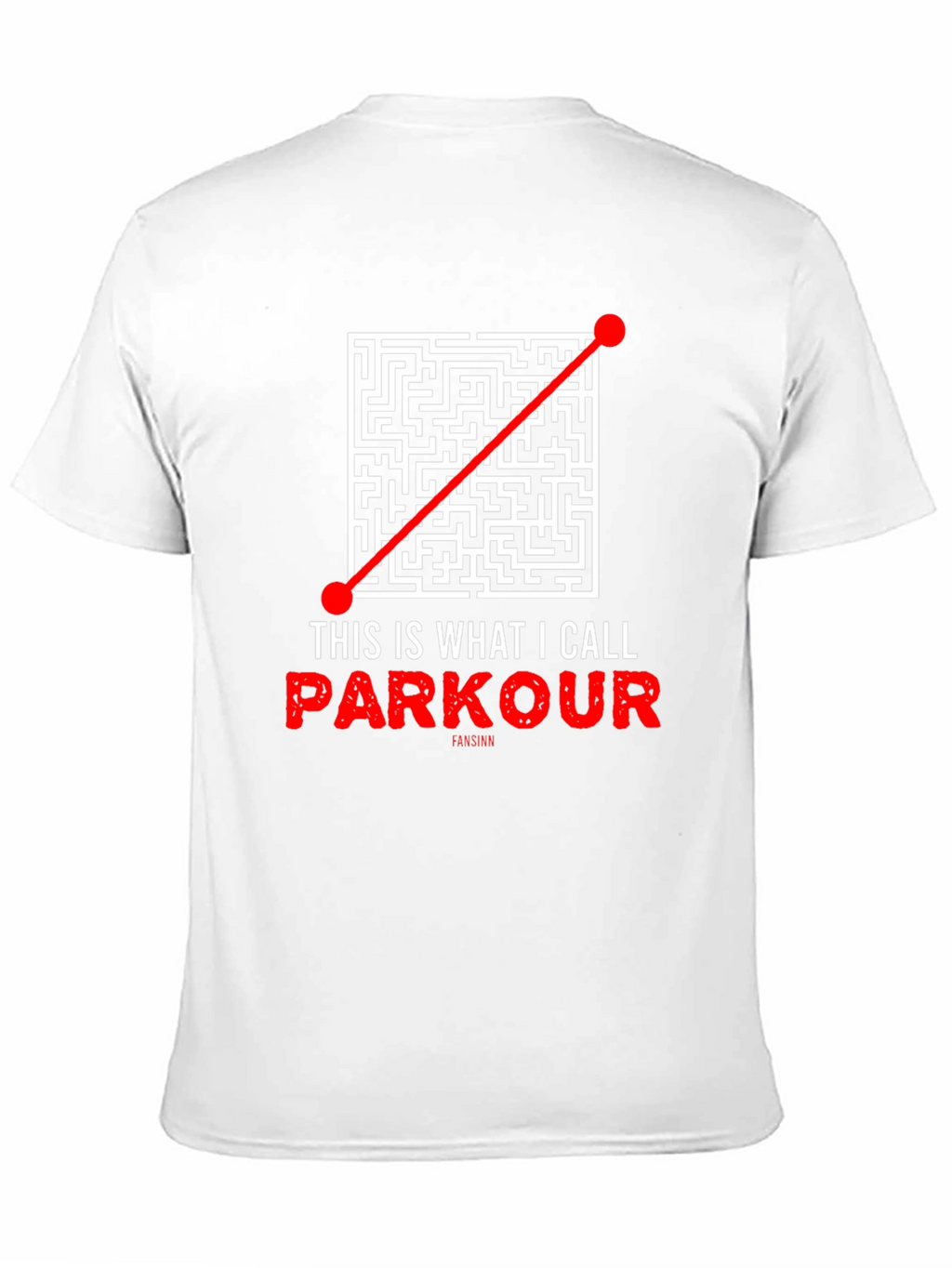 Parkour Maze T-Shirt - Direct Route Funny Tee