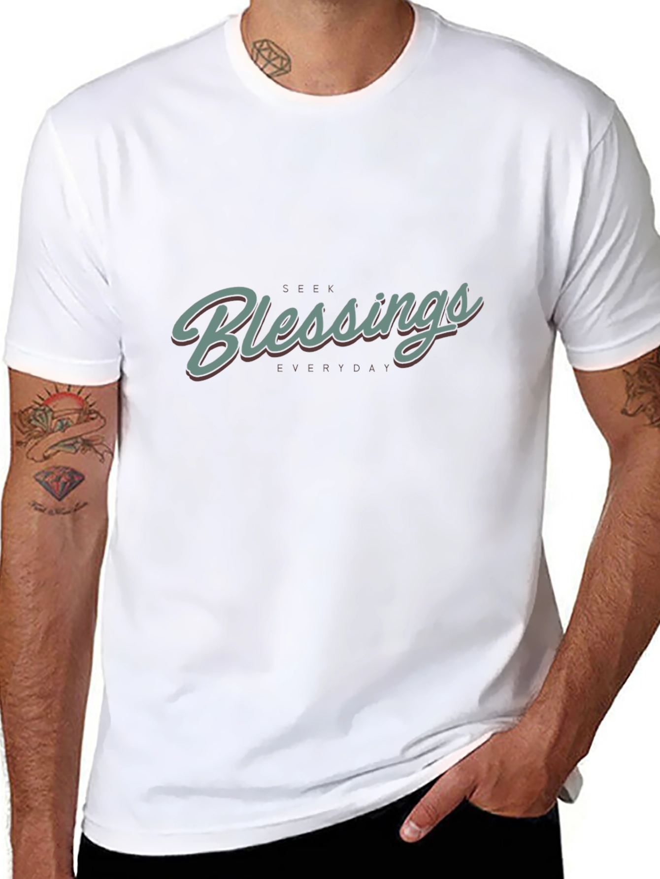 Seek Blessings Everyday Graphic Tee