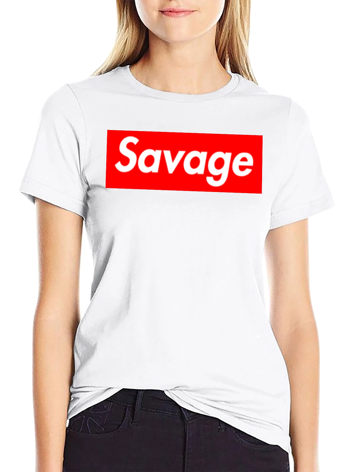 Savage Graphic Print T-Shirt
