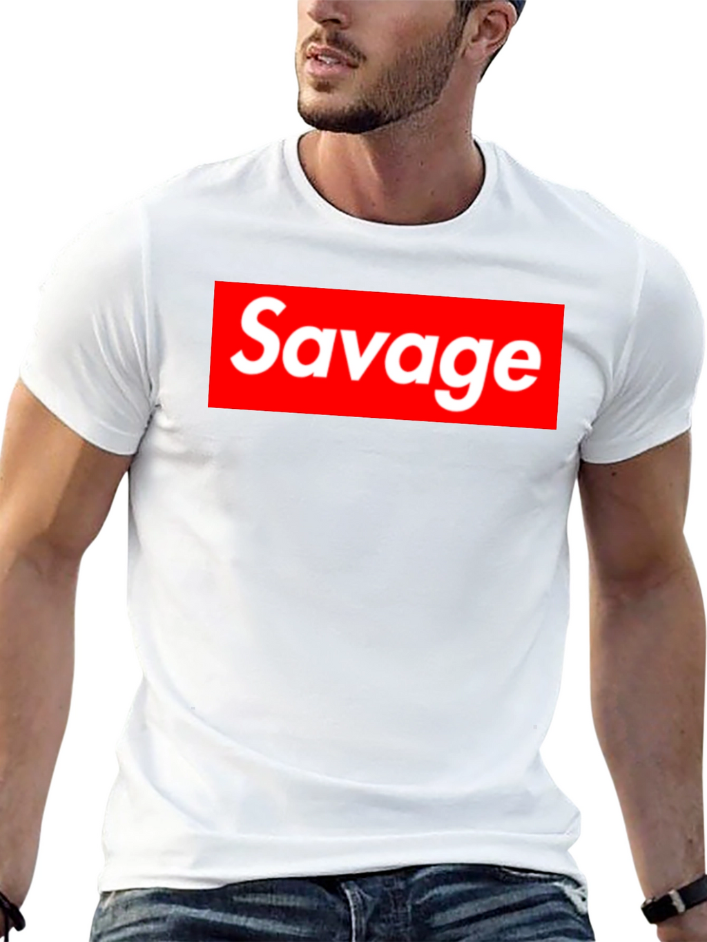 Savage Graphic Print T-Shirt