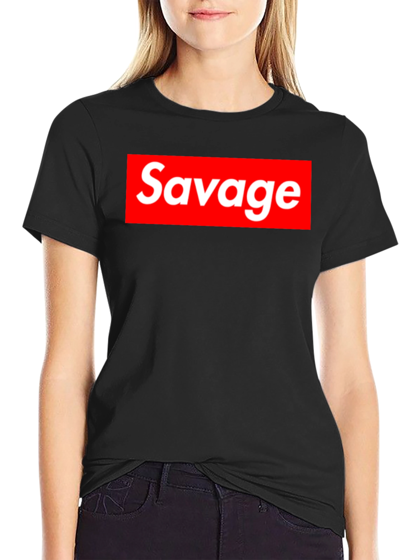 Savage Graphic Print T-Shirt