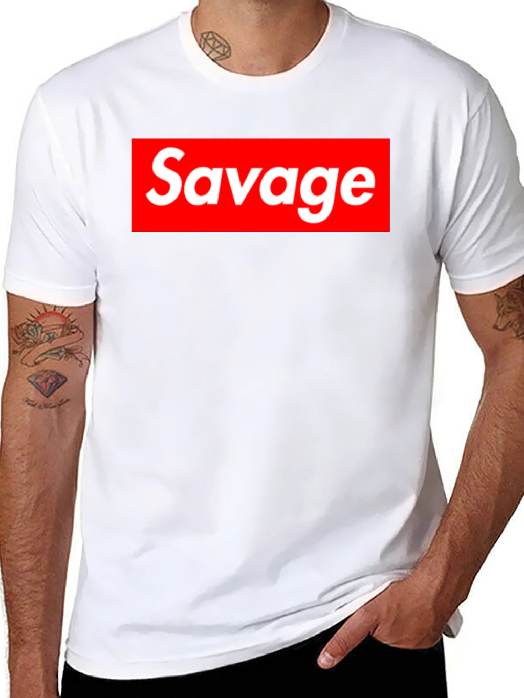 Savage Graphic Print T-Shirt
