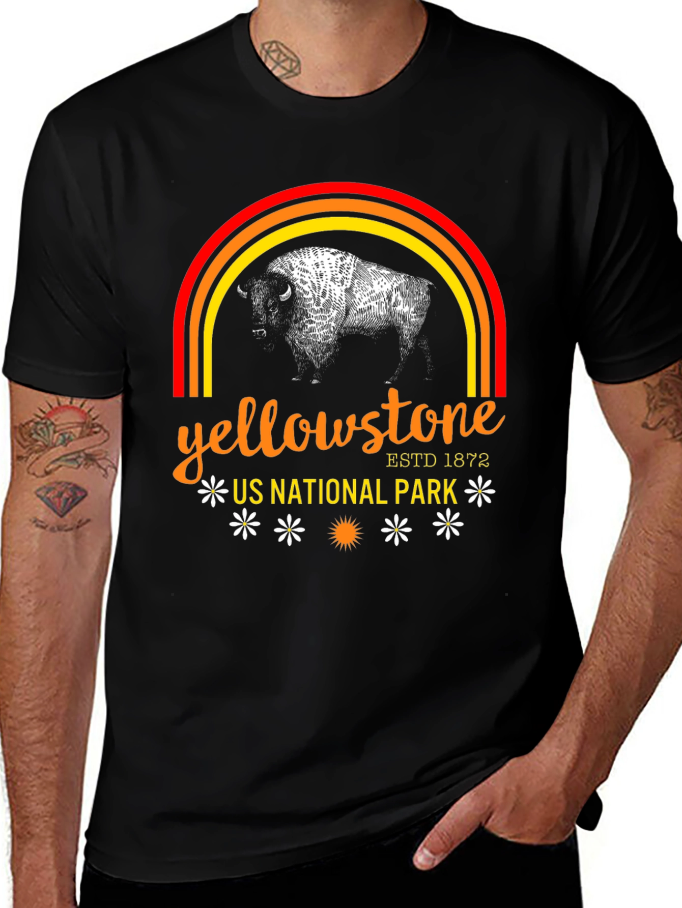 Yellowstone National Park Bison T-Shirt