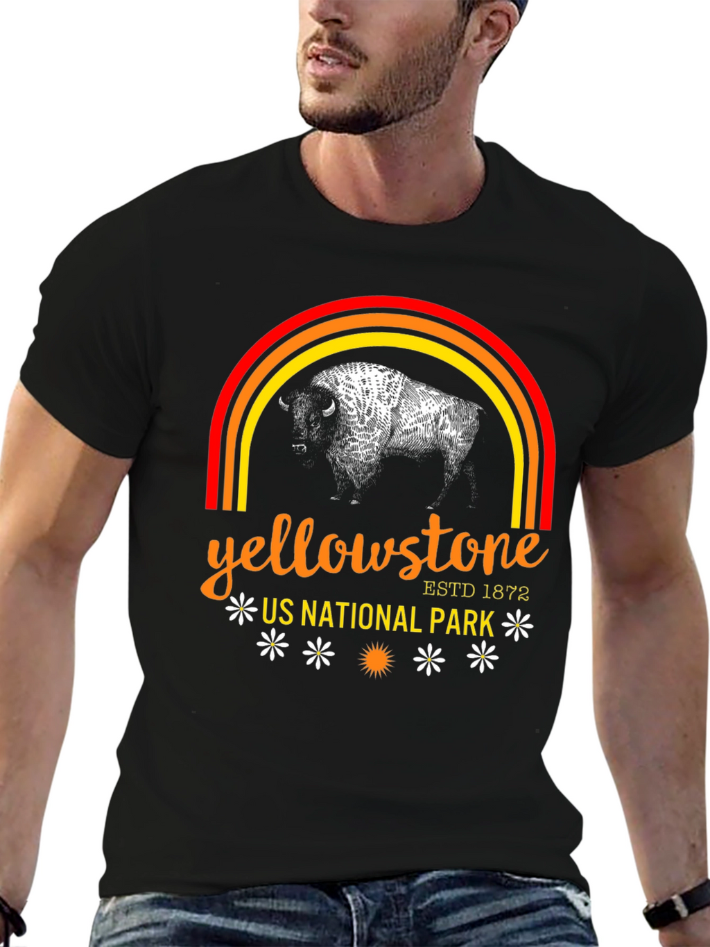 Yellowstone National Park Bison T-Shirt