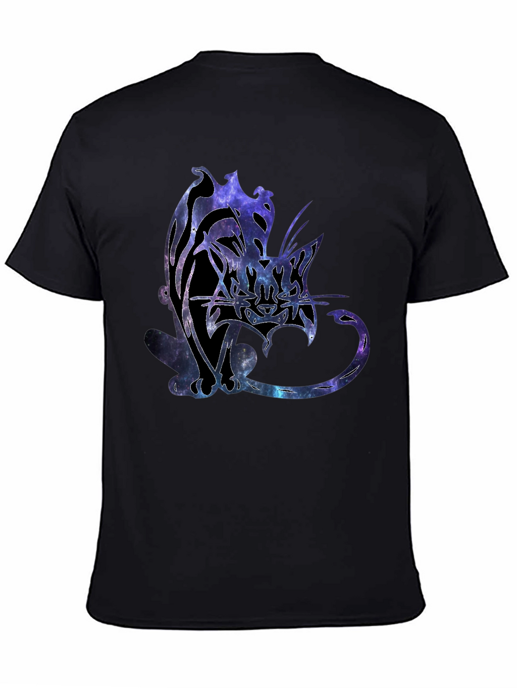 Galaxy Cat Graphic T-Shirt - Unique Space Design