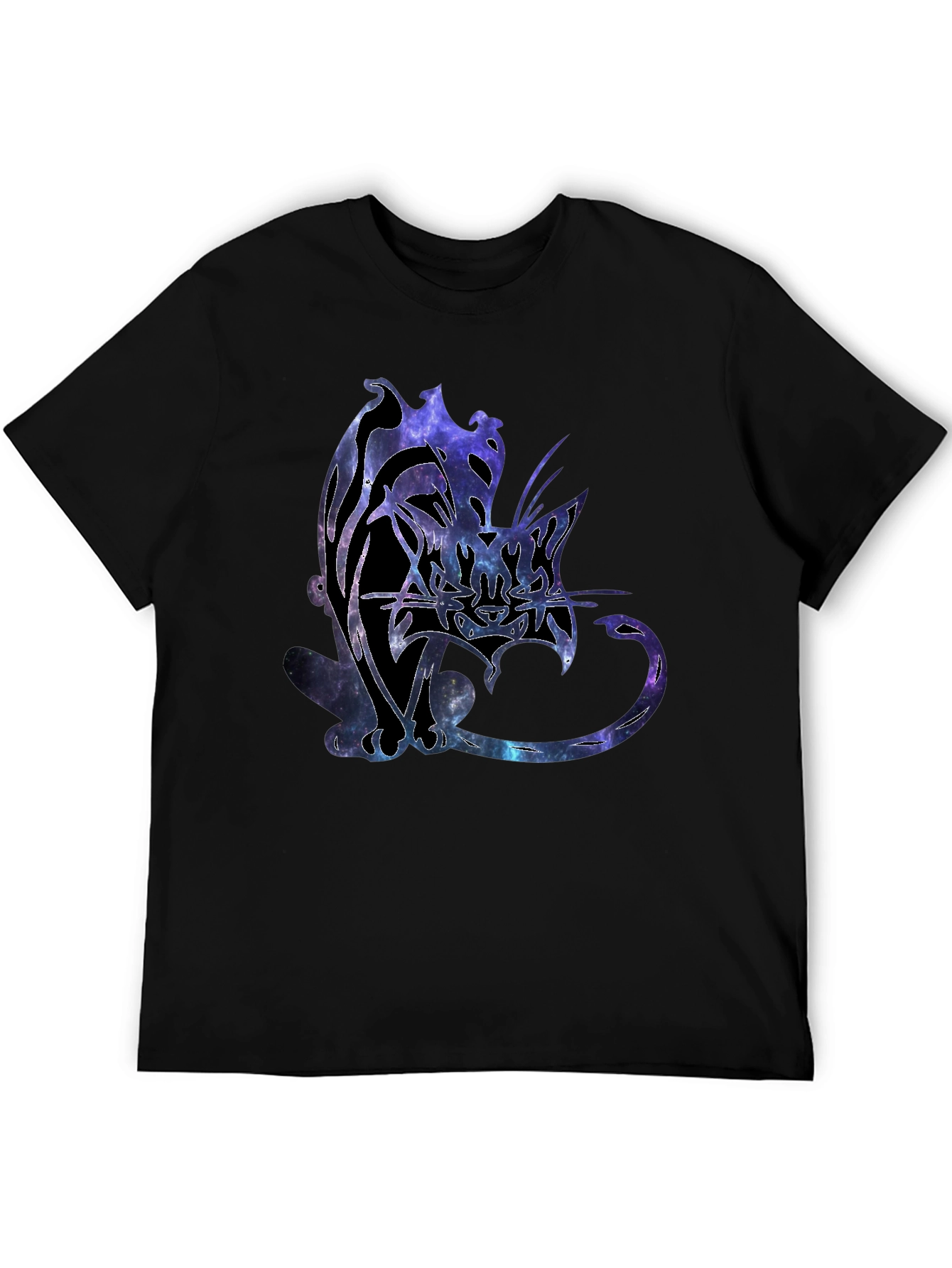 Galaxy Cat Graphic T-Shirt - Unique Space Design