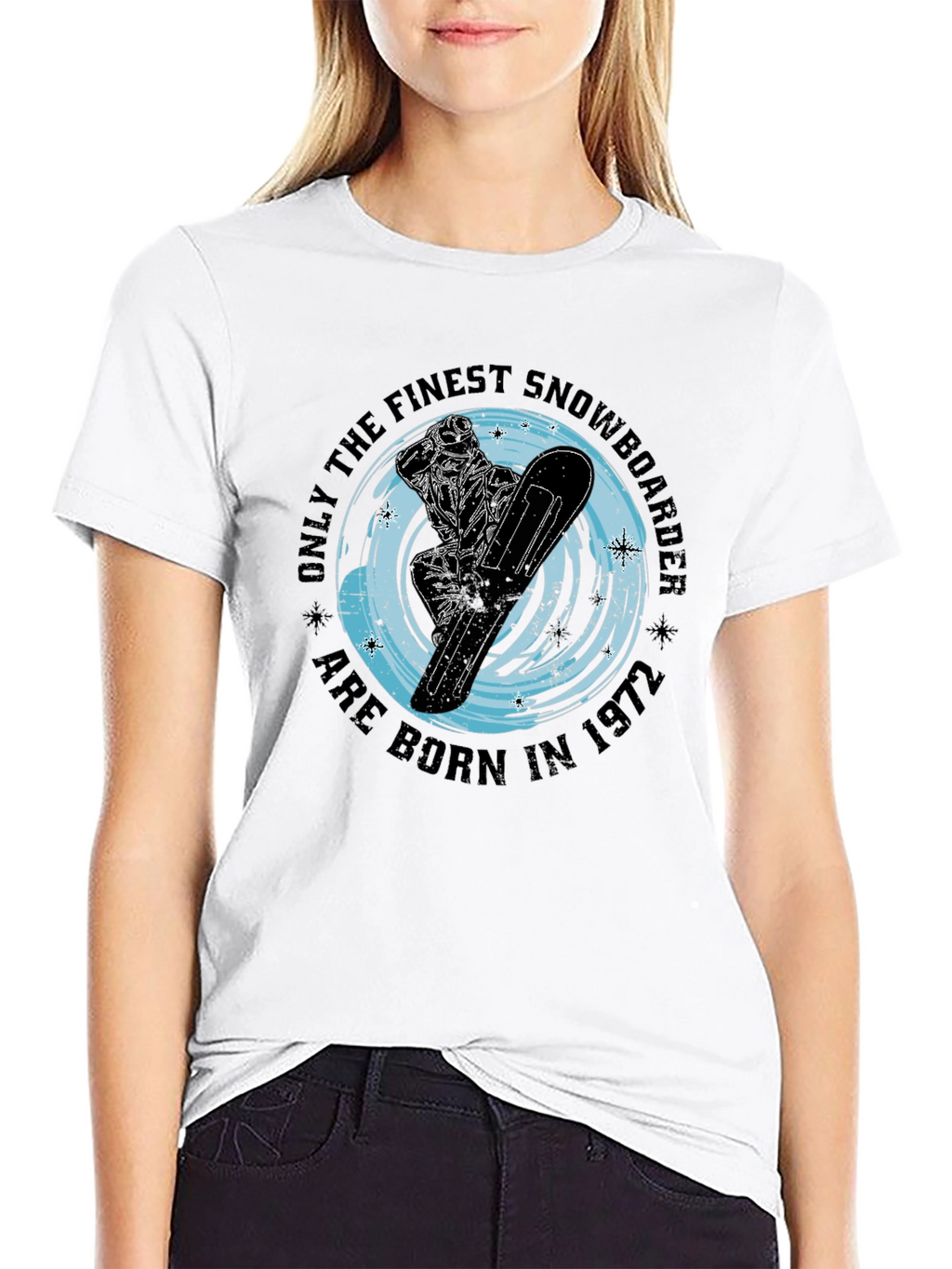 Finest Snowboarder Born in 1972 T-Shirt