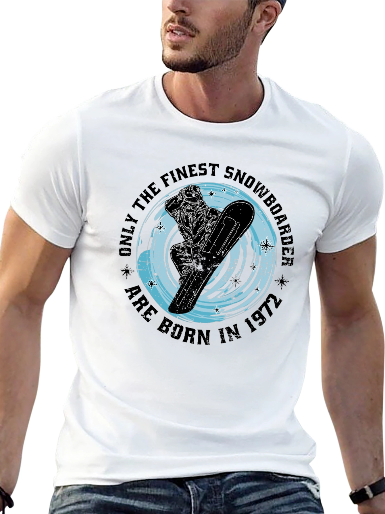 Finest Snowboarder Born in 1972 T-Shirt