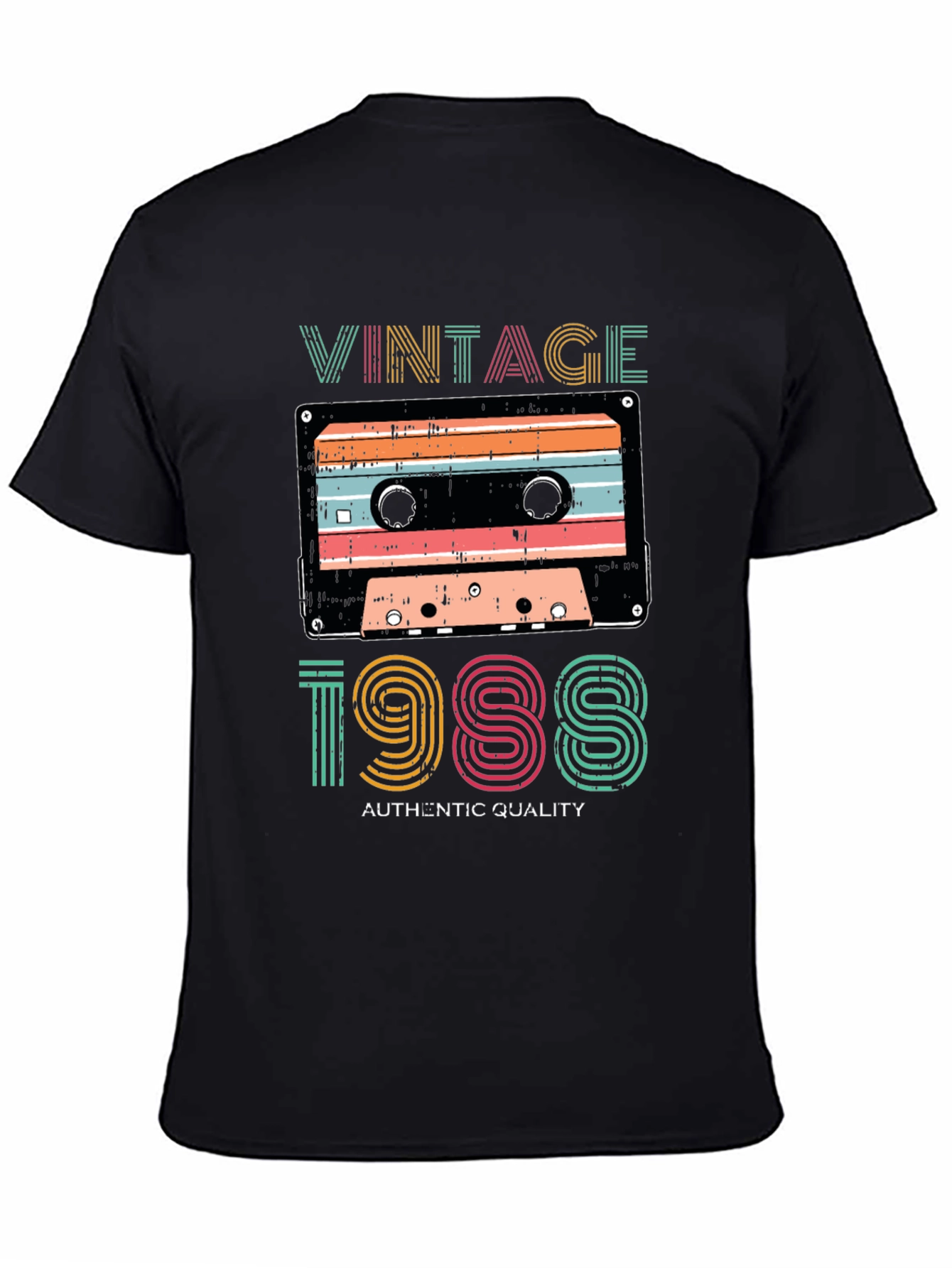 Vintage 1988 Cassette Tape T-Shirt