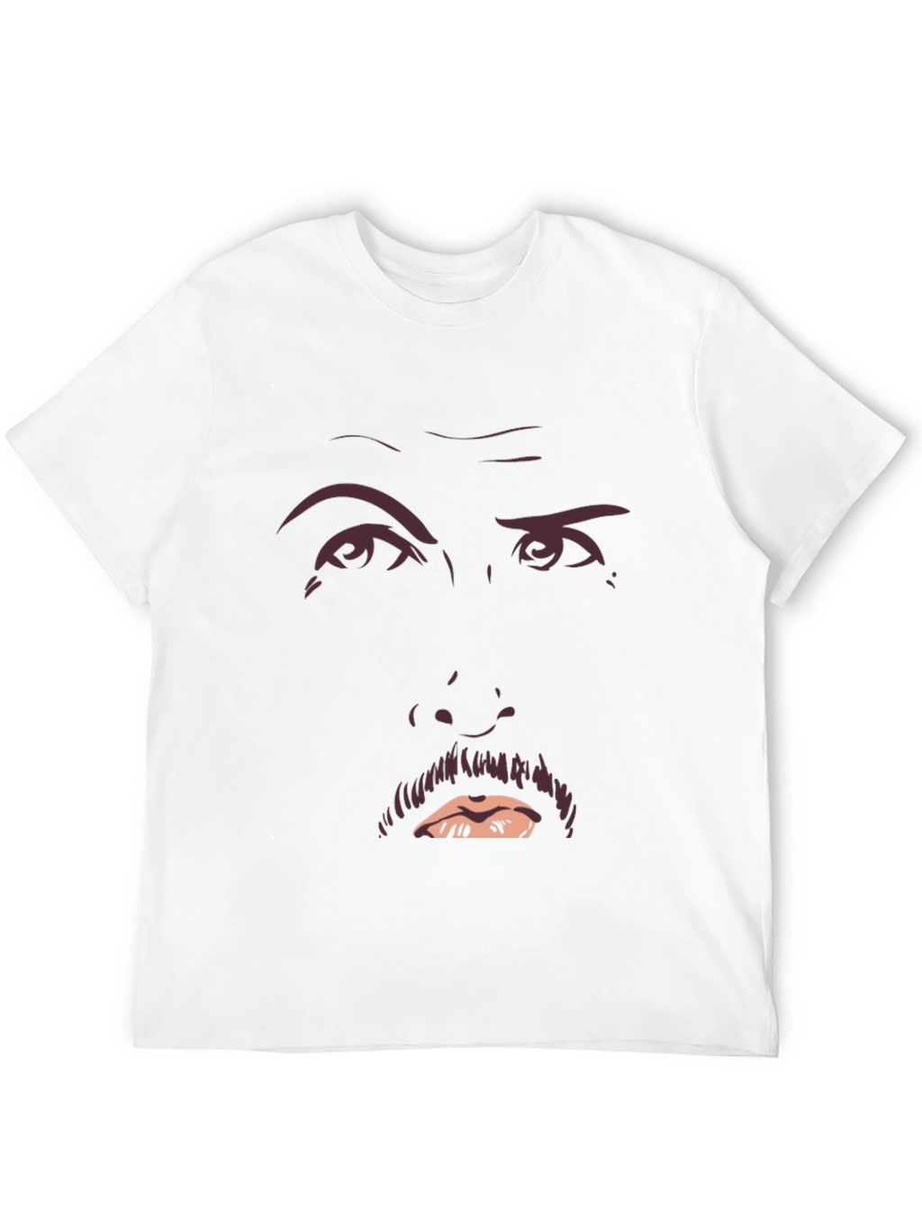 Funny Face Graphic Tee - Mens Black T-Shirt