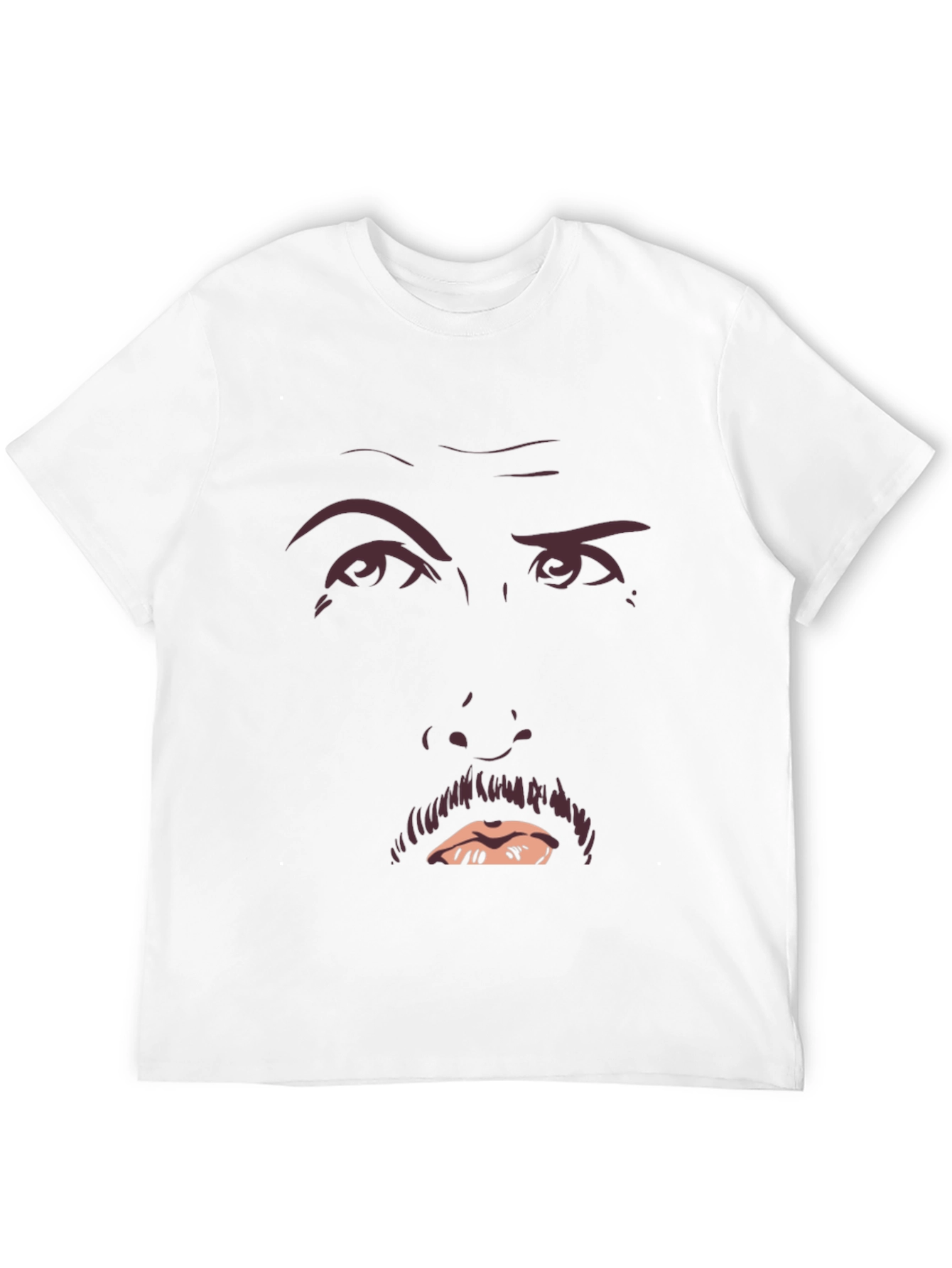 Funny Face Graphic Tee - Mens Black T-Shirt
