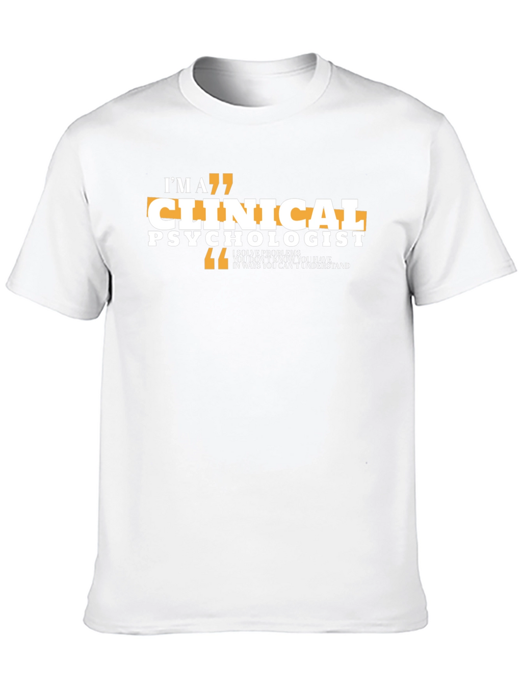 Clinical Psychologist Black T-Shirt