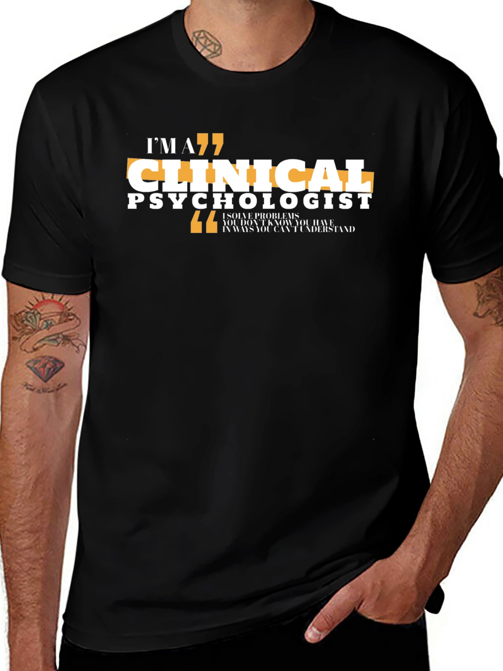 Clinical Psychologist Black T-Shirt