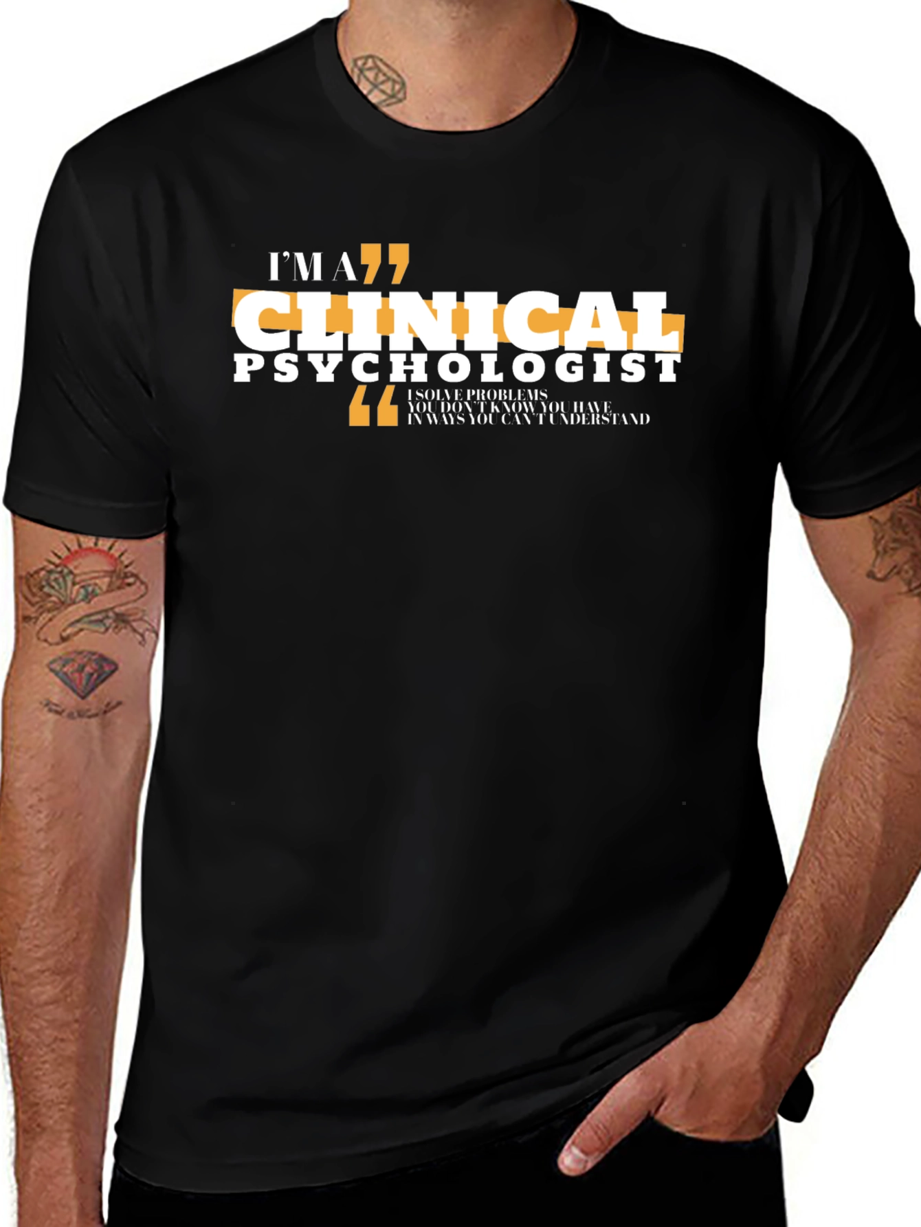 Clinical Psychologist Black T-Shirt