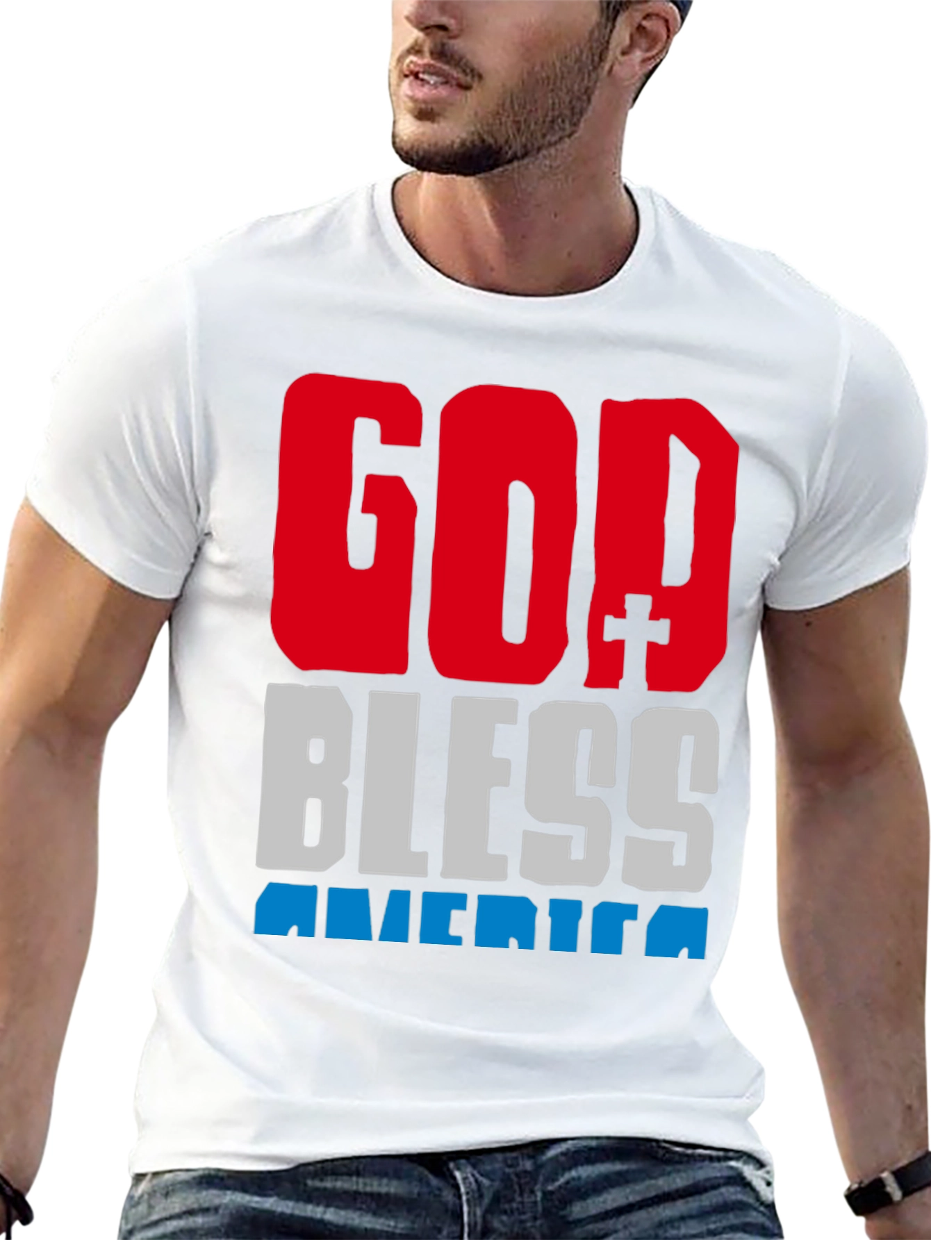 God Bless America Patriotic T-Shirt