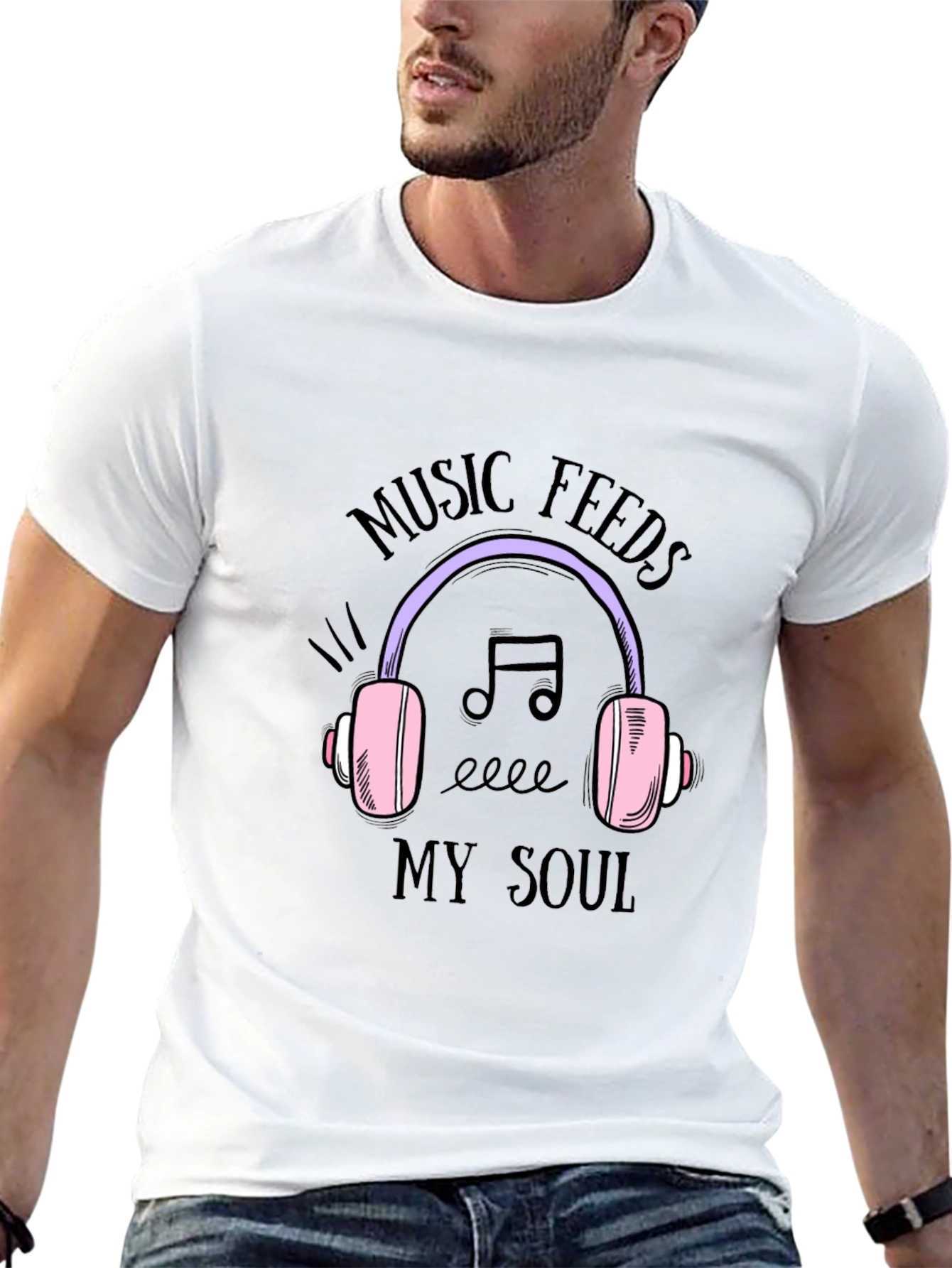 Music Feeds My Soul Graphic Tee