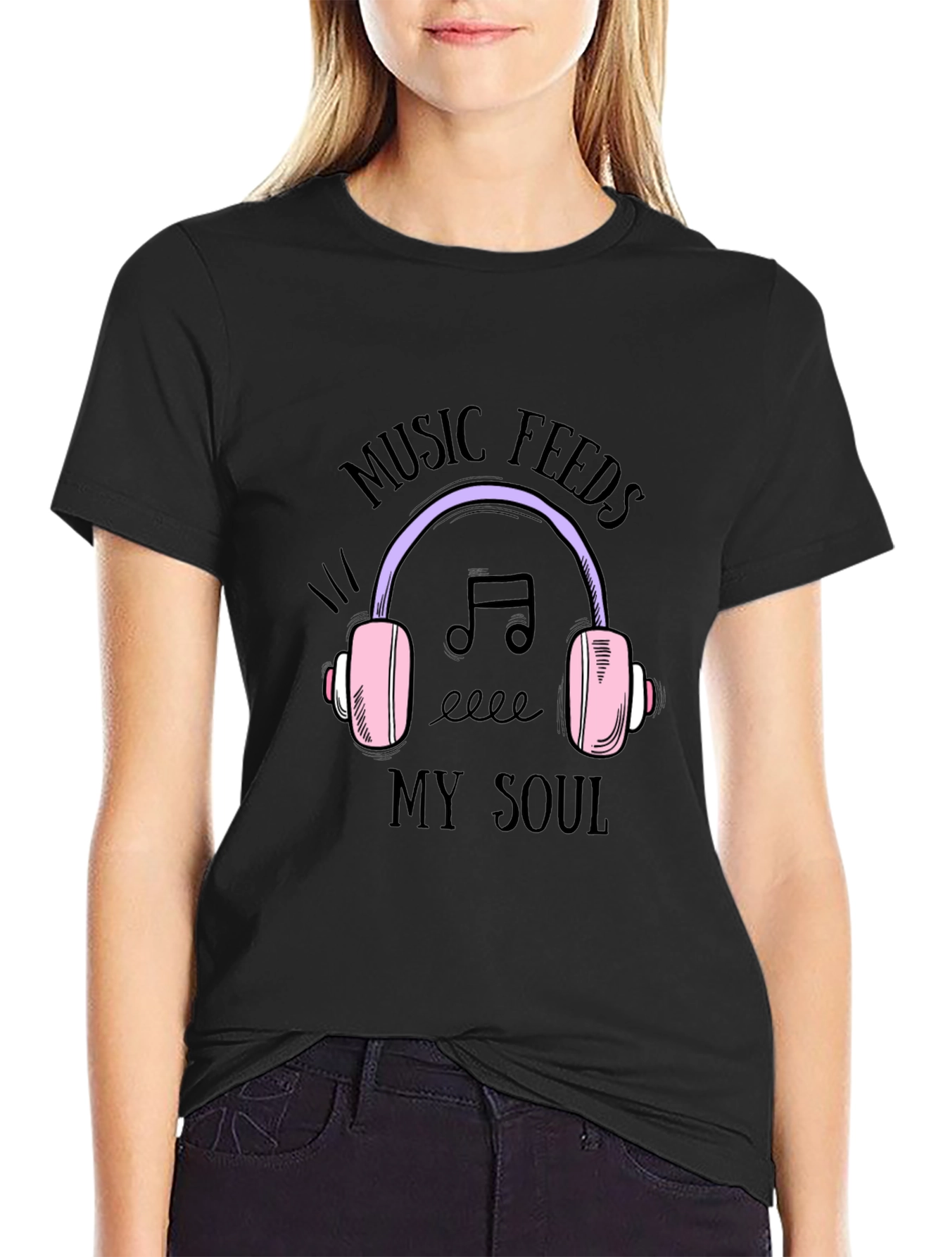 Music Feeds My Soul Graphic Tee
