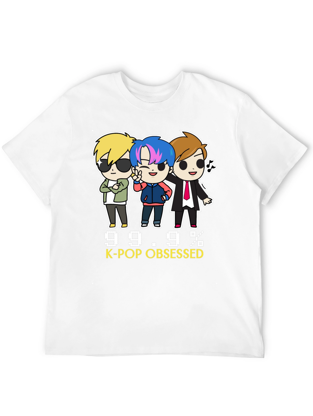 K-Pop Obsessed Black Graphic Tee
