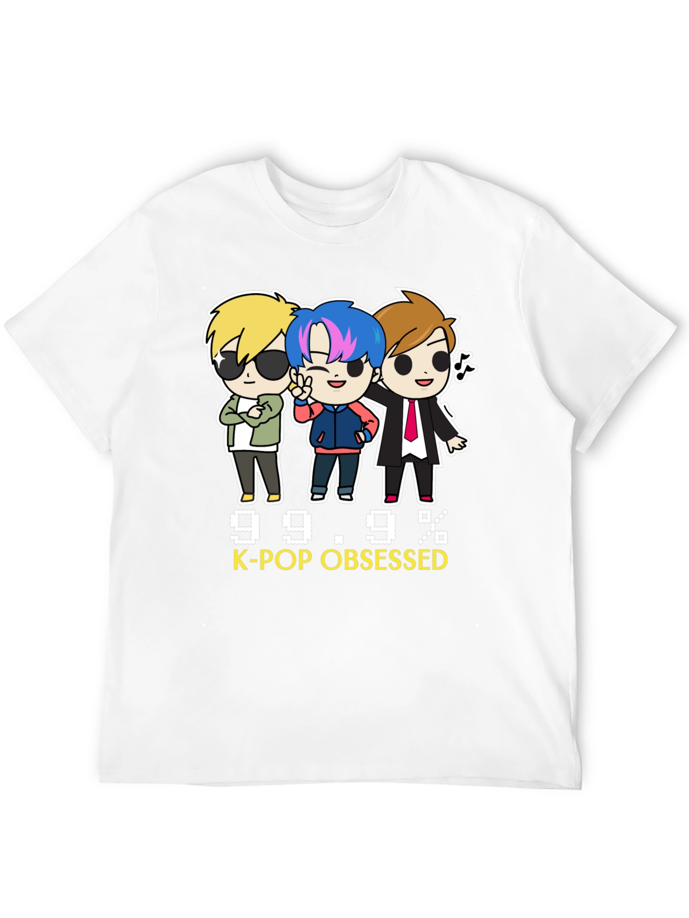 K-Pop Obsessed Black Graphic Tee