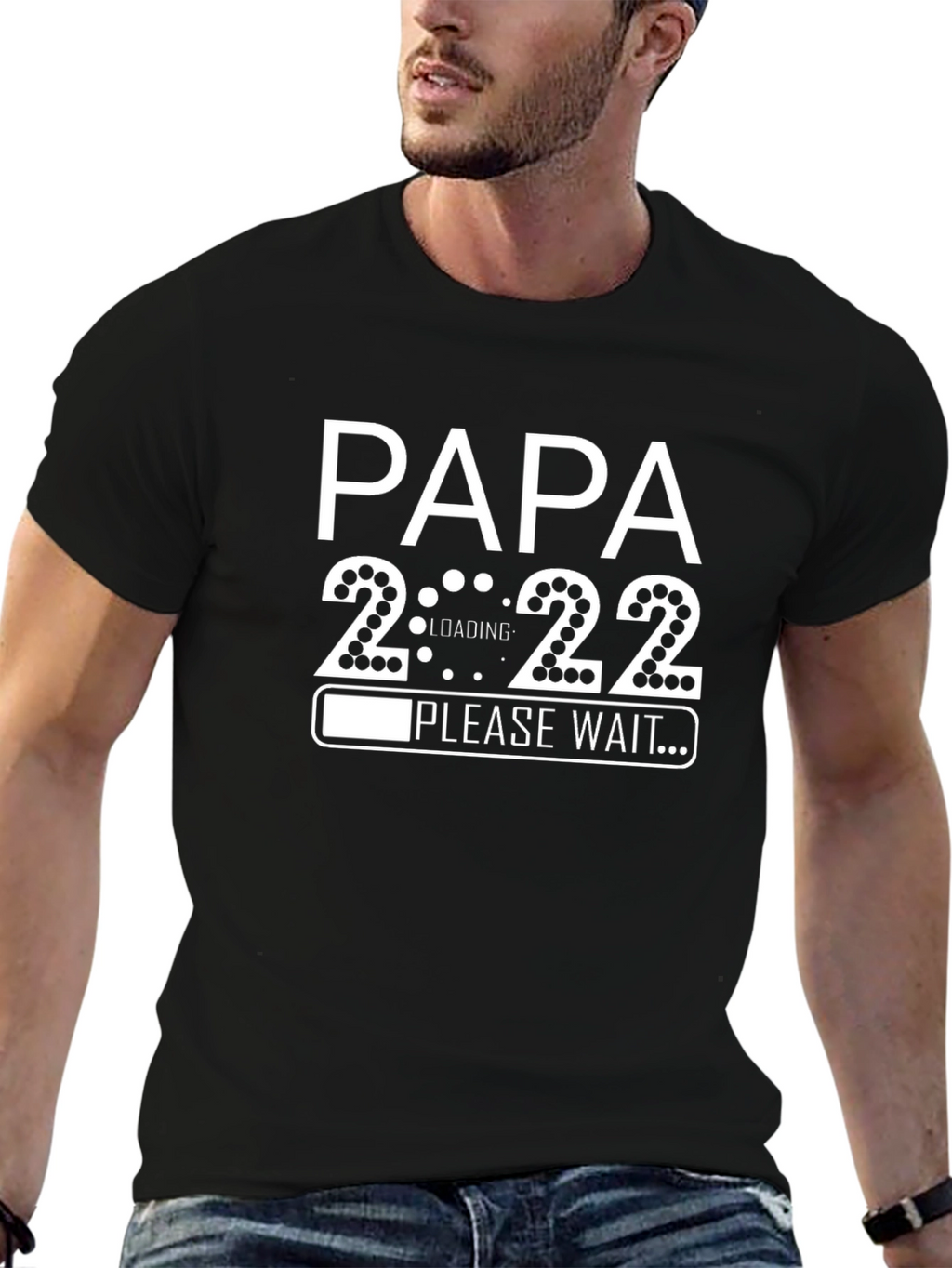 Papa Loading 2022 Expecting Dad T-Shirt