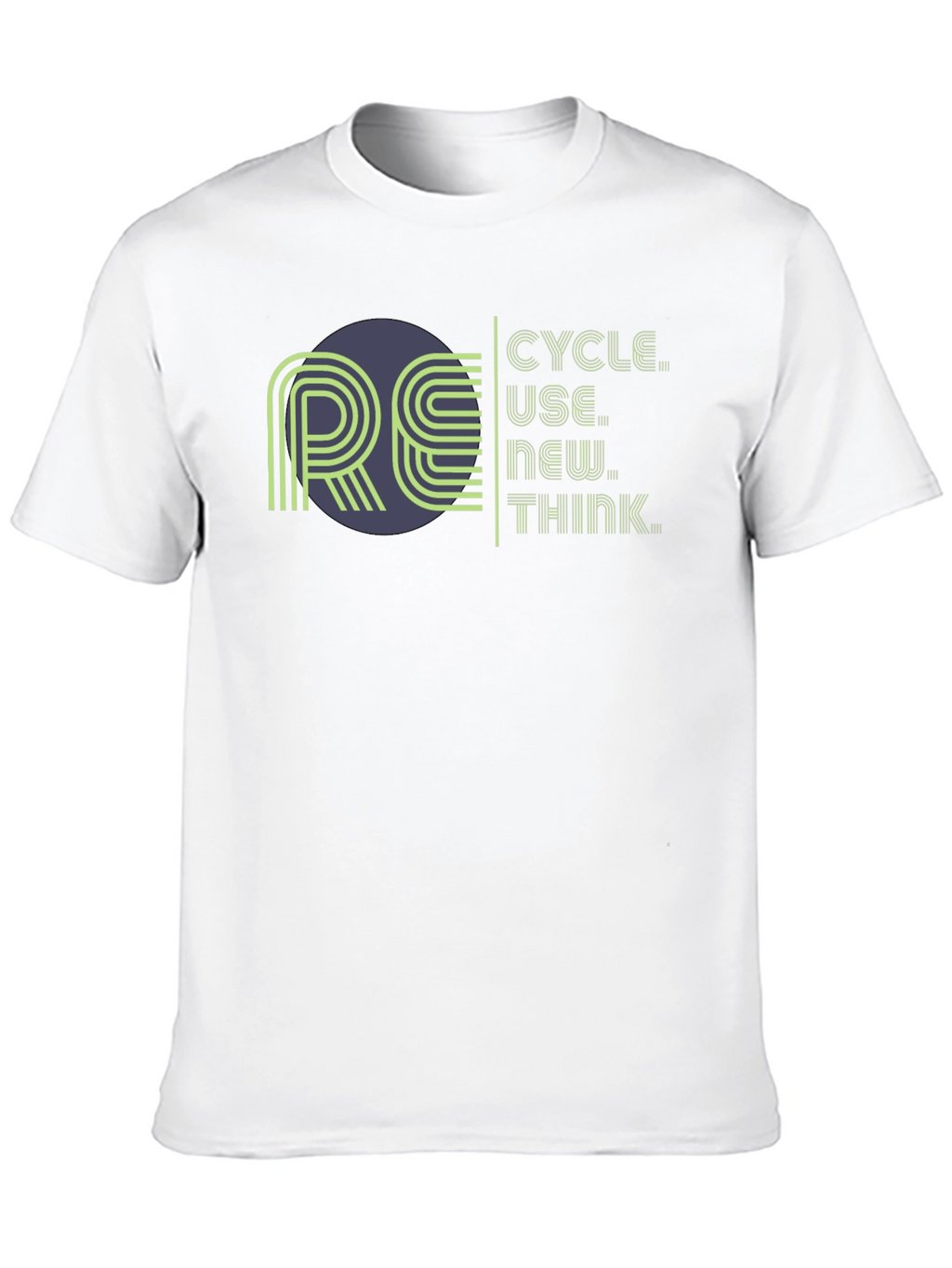 Eco-Friendly RE Graphic Black T-Shirt
