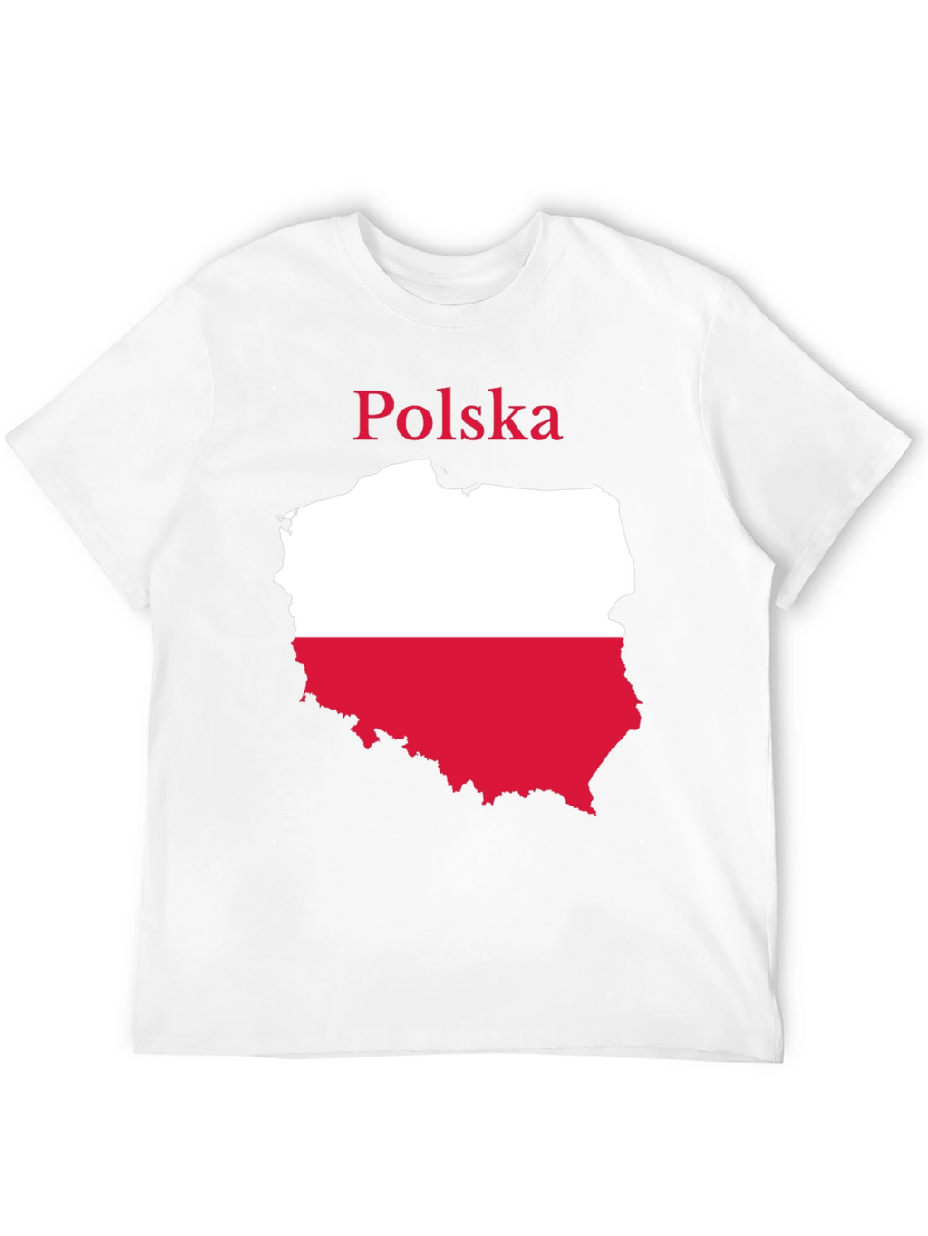 Poland Flag T-Shirt Polska Polish Pride Tee