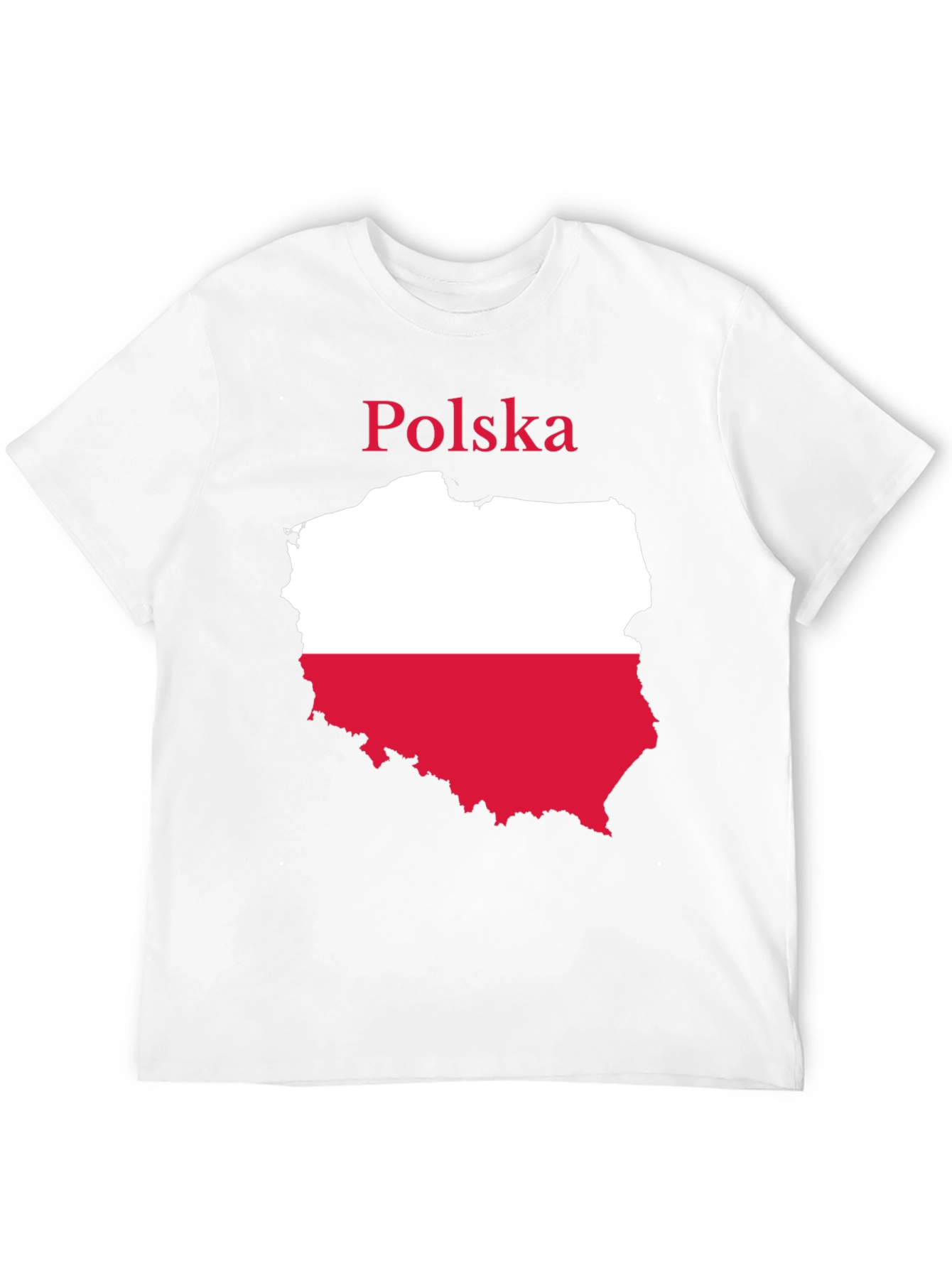 Poland Flag T-Shirt Polska Polish Pride Tee