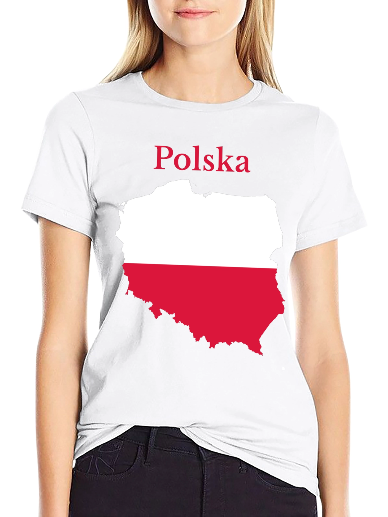 Poland Flag T-Shirt Polska Polish Pride Tee