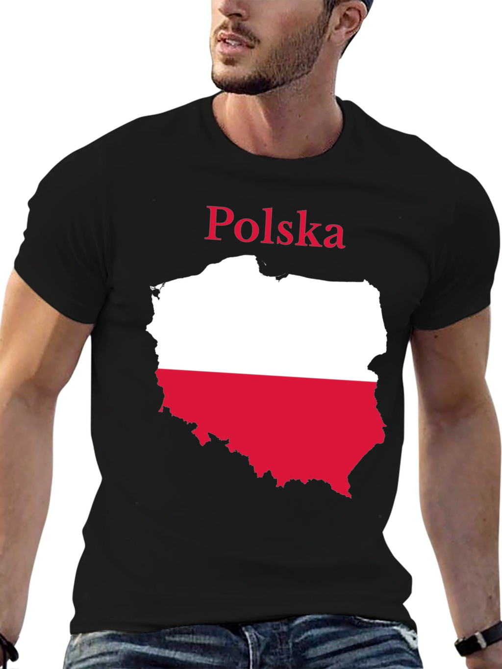 Poland Flag T-Shirt Polska Polish Pride Tee