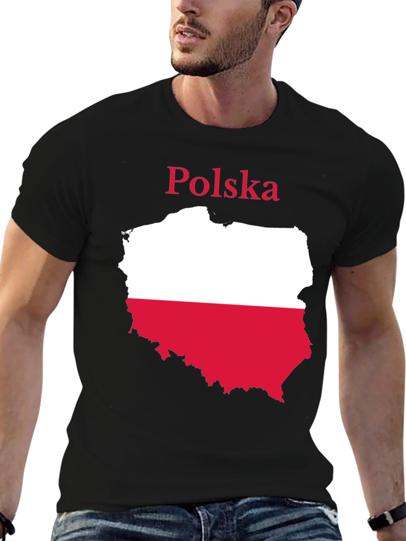 Poland Flag T-Shirt Polska Polish Pride Tee