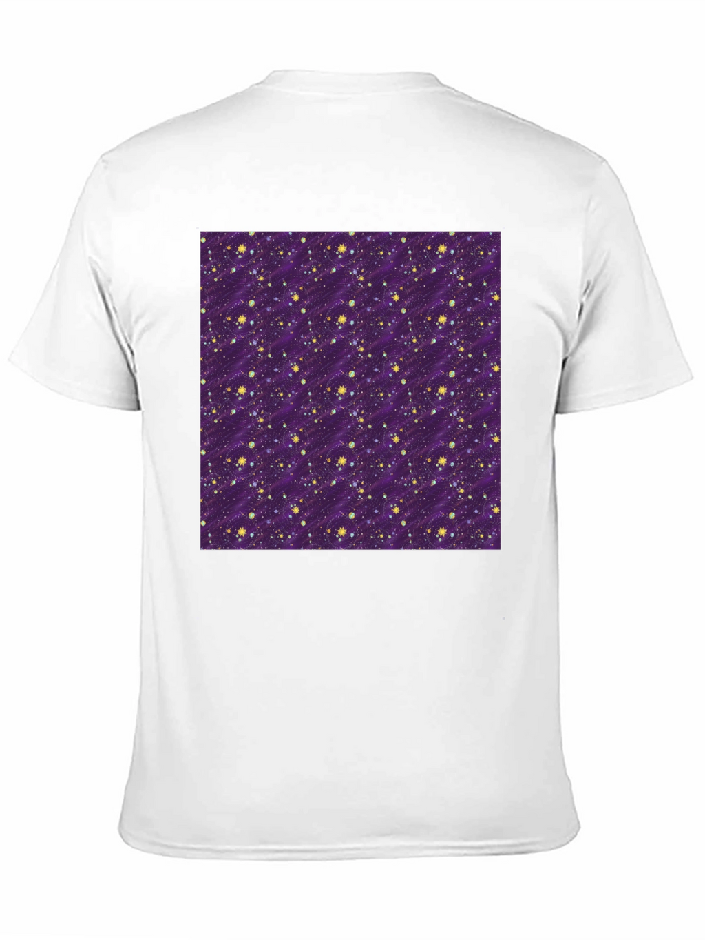 Starry Night Purple T-Shirt - Galaxy Pattern