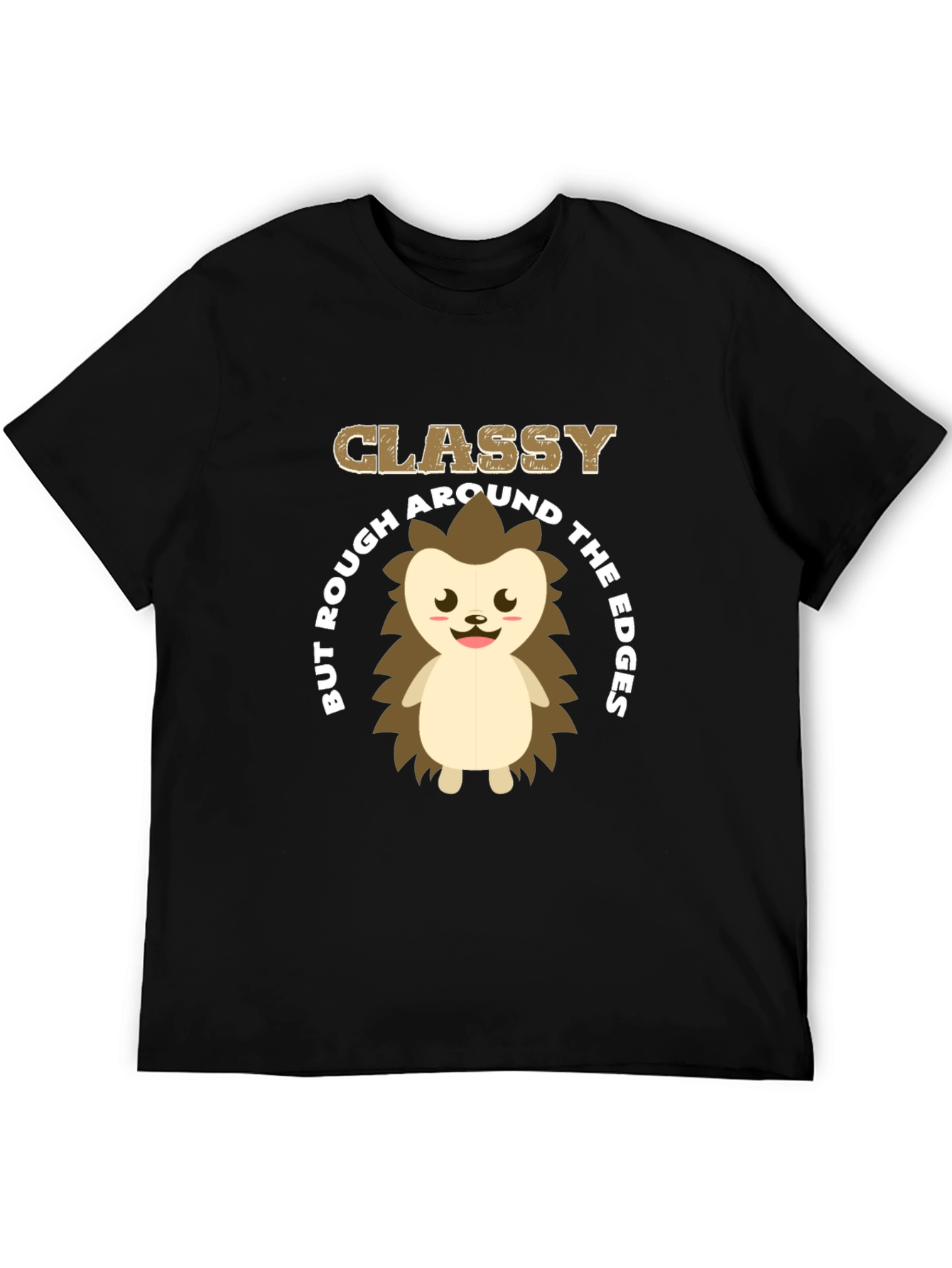 Classy But Rough Hedgehog Graphic T-Shirt