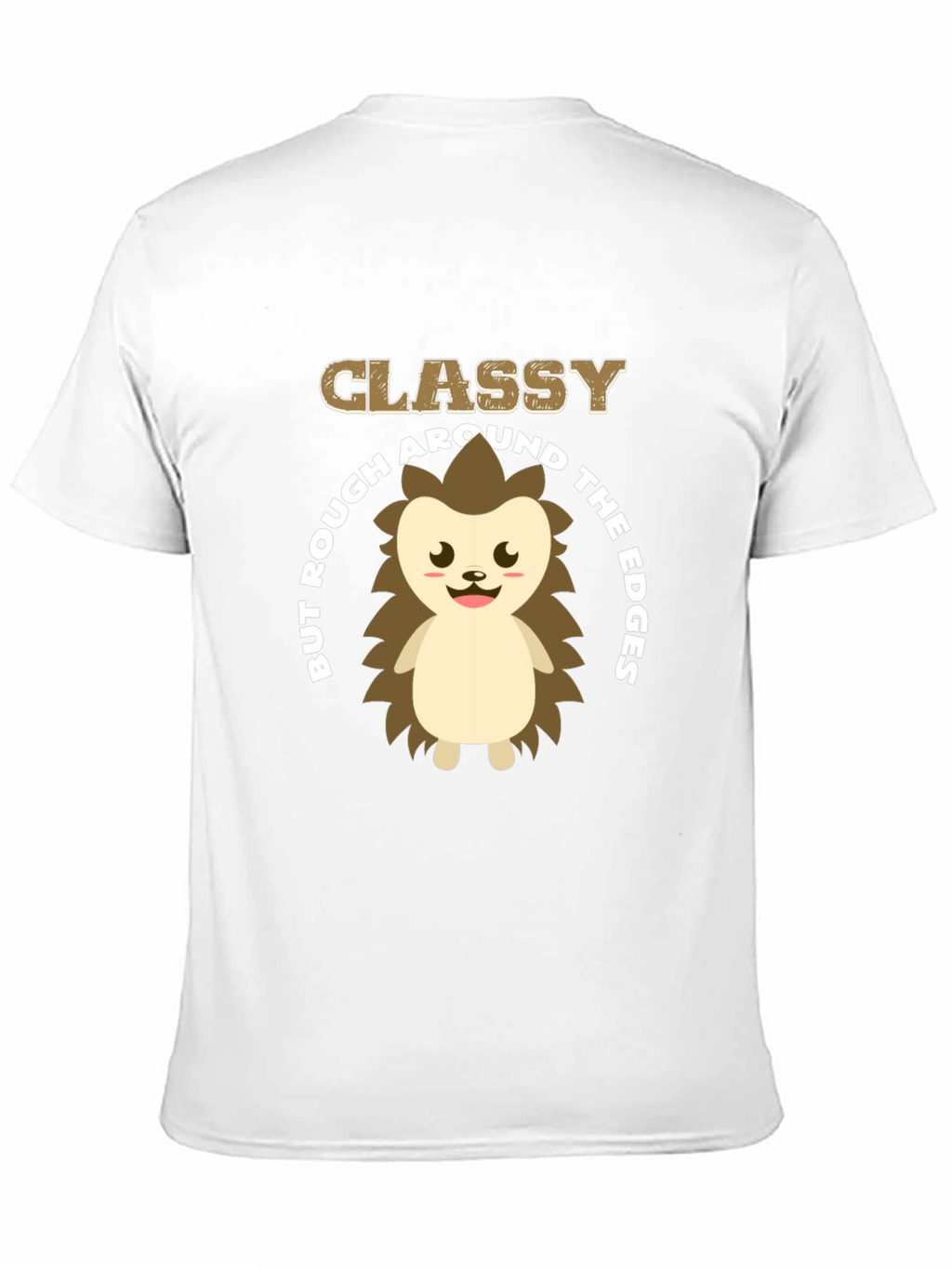 Classy But Rough Hedgehog Graphic T-Shirt