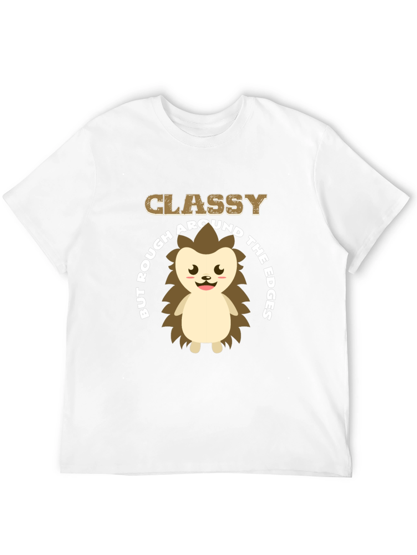 Classy But Rough Hedgehog Graphic T-Shirt