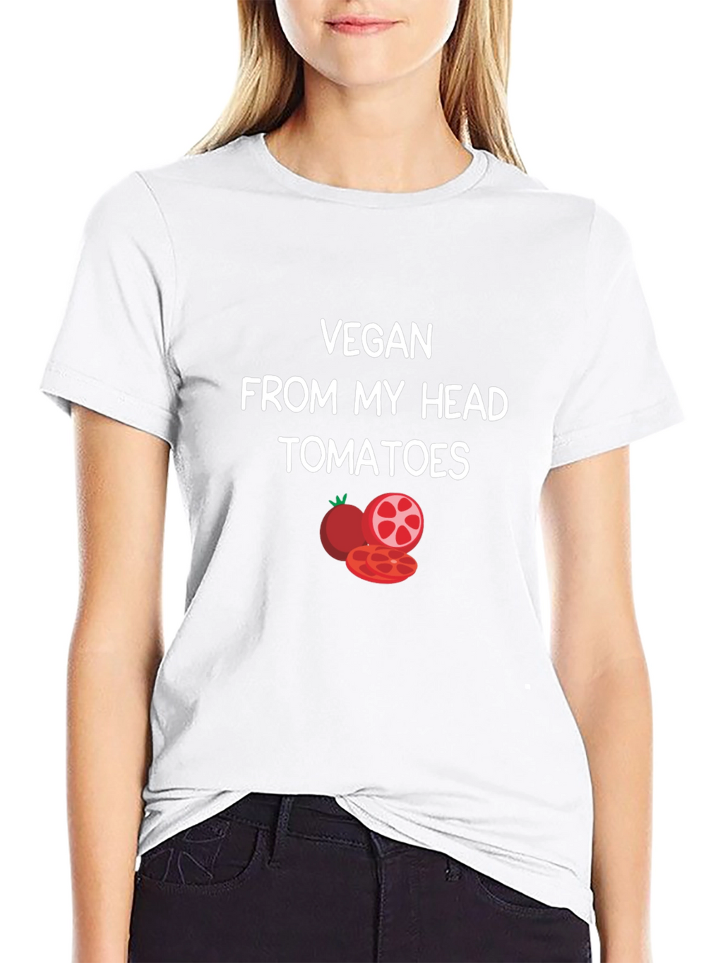 Vegan From My Head Tomatoes T-Shirt